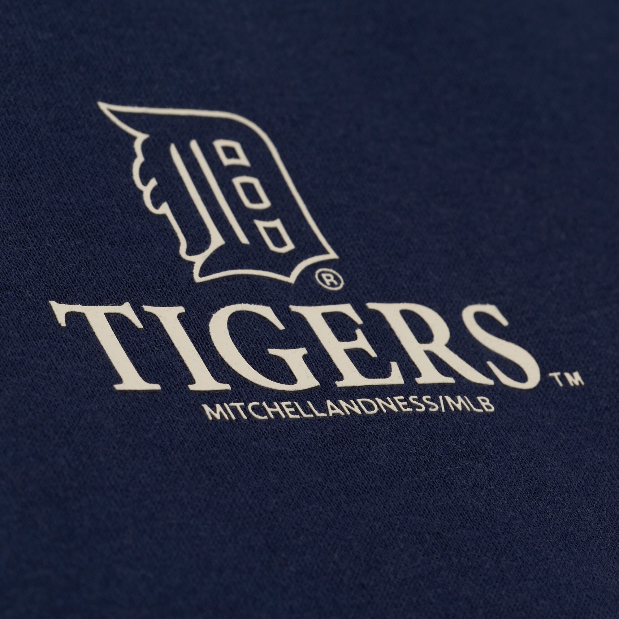 Sweat à capuche en polaire Mitchell & Ness bleu marine Detroit Tigers Core Essentials pour homme