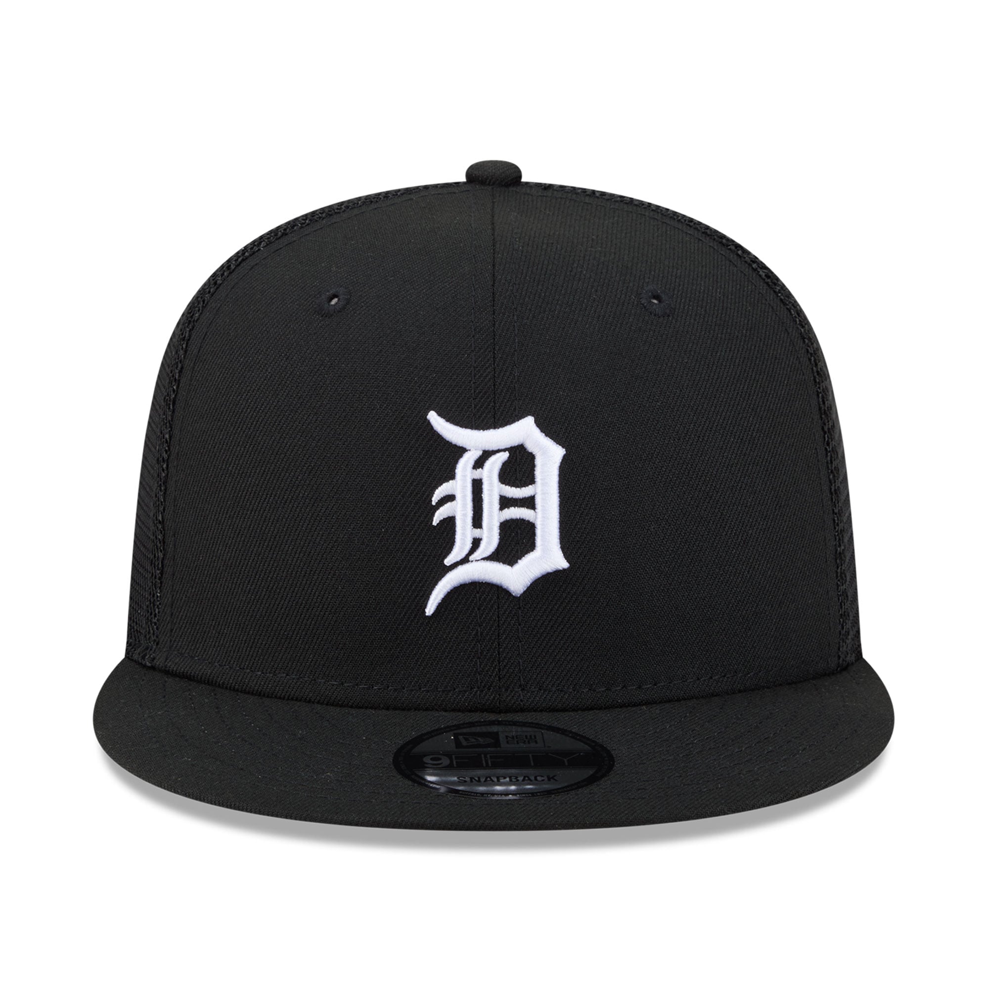 Casquette trucker ajustable New Era Detroit Tigers 9FIFTY noire pour homme