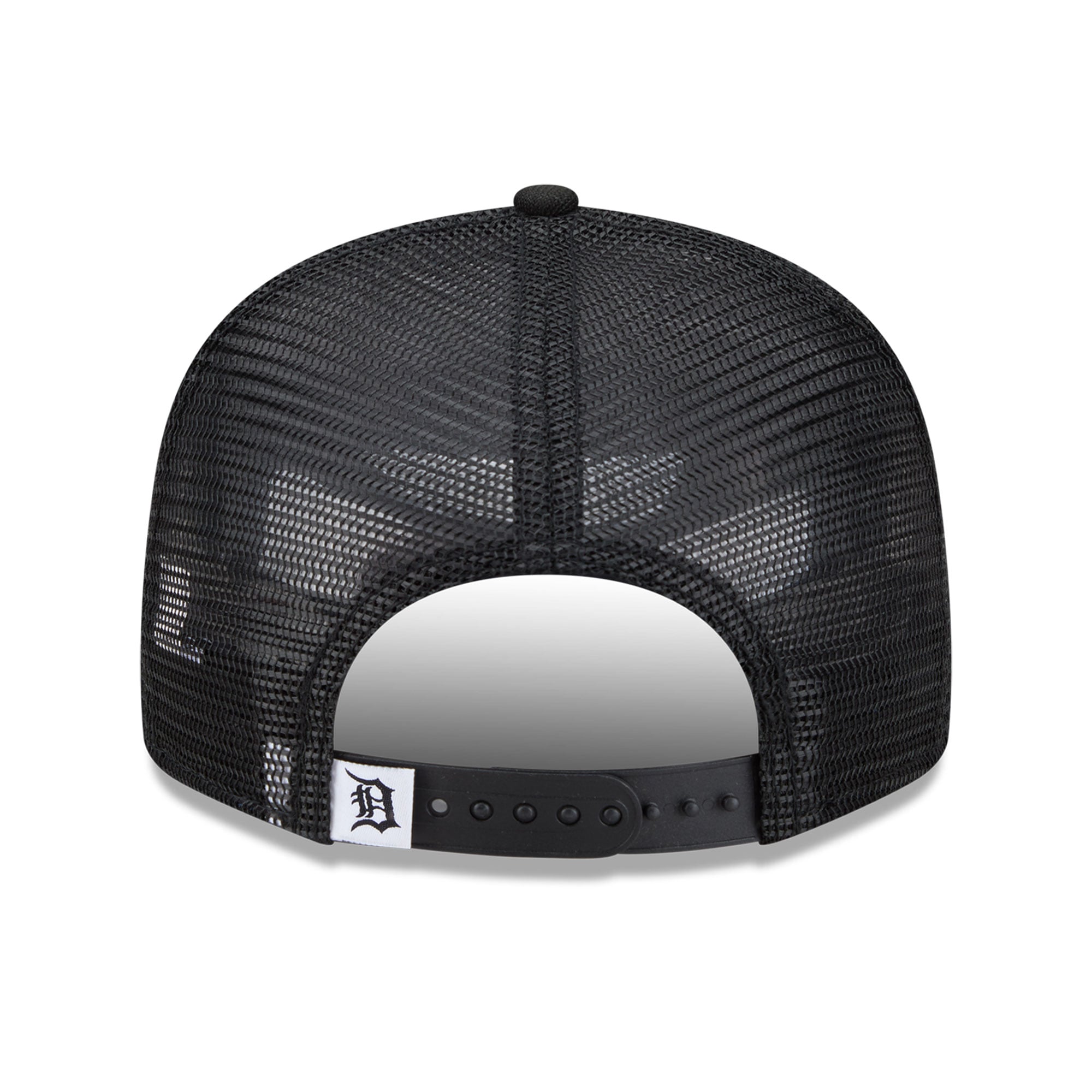 Casquette trucker ajustable New Era Detroit Tigers 9FIFTY noire pour homme