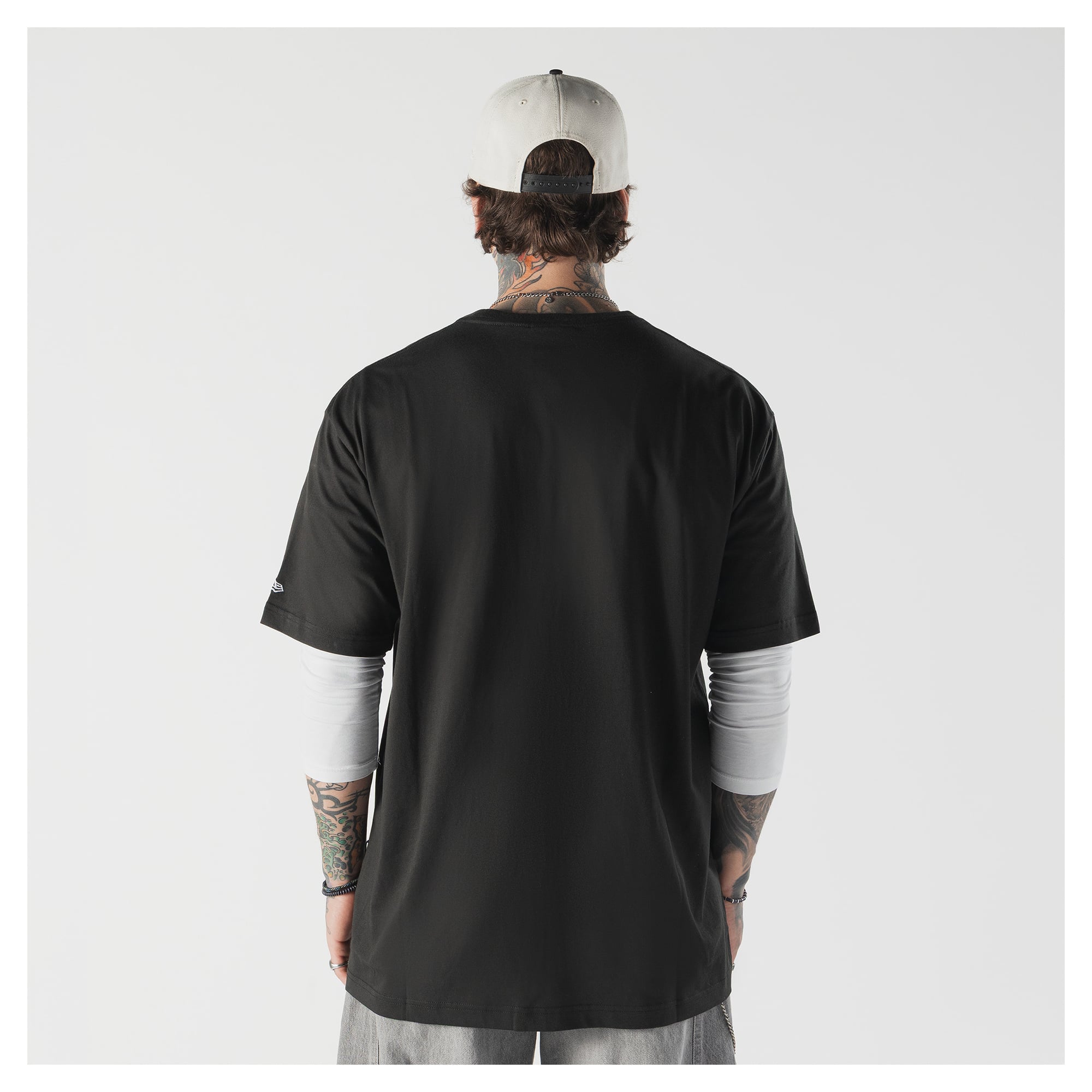 T-shirt homme New Era noir Detroit Tigers Lifestyle Glow Spray Paint