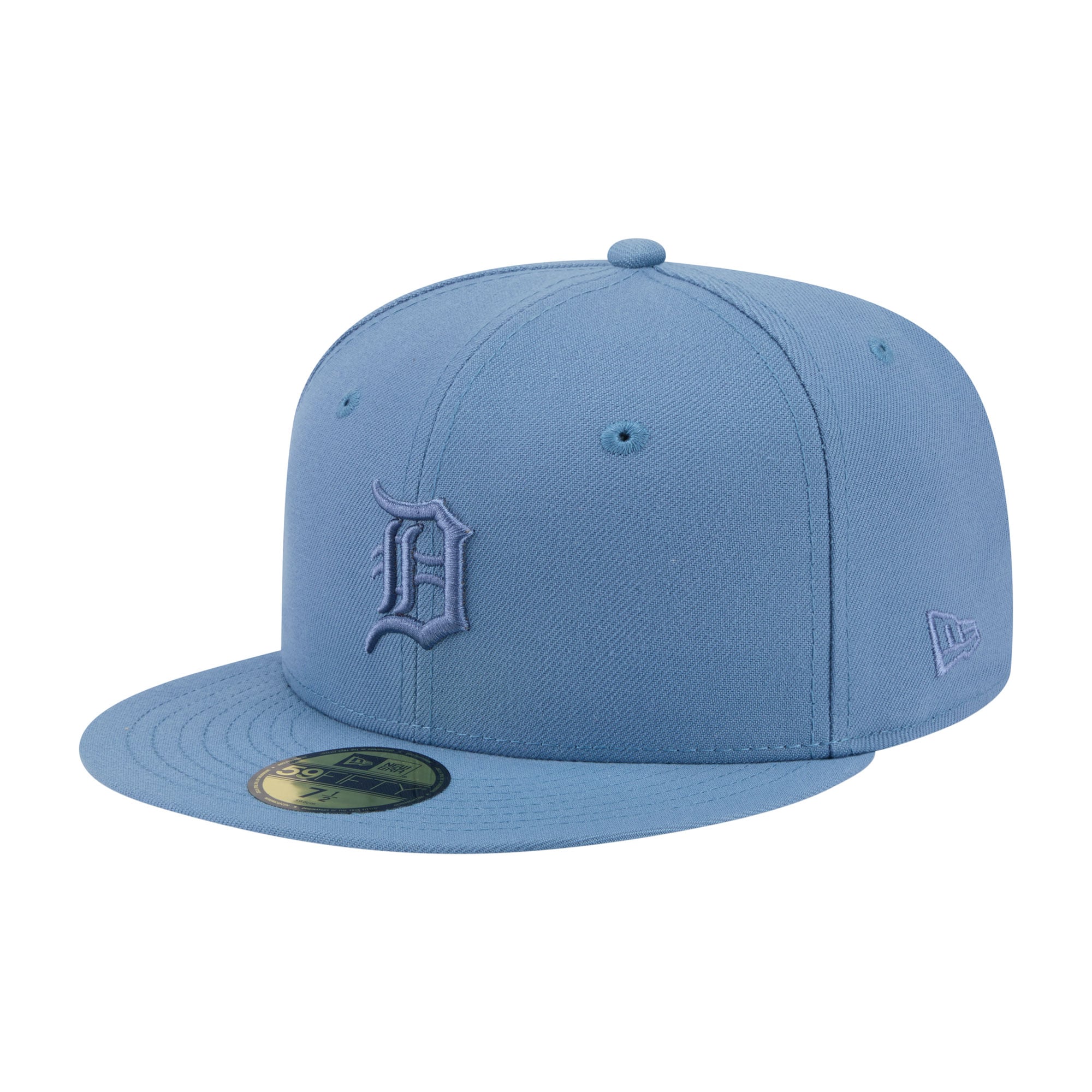Casquette ajustée New Era 59FIFTY bleue pour homme, Detroit Tigers, coloris assorti