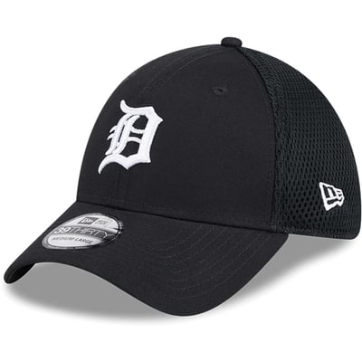Detroit Tigers New Era Neo 39THIRTY Flex Hat - Black/White