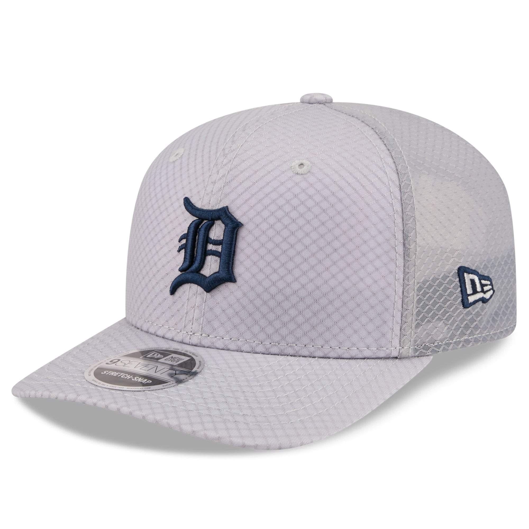 Casquette trucker ajustable New Era Detroit Tigers 9SEVENTY grise pour homme