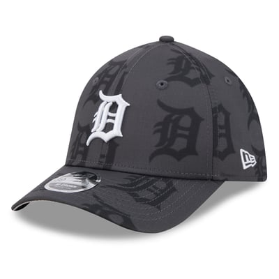  Detroit Tigers New Era Halftone 39THIRTY Flex Hat - Gray
