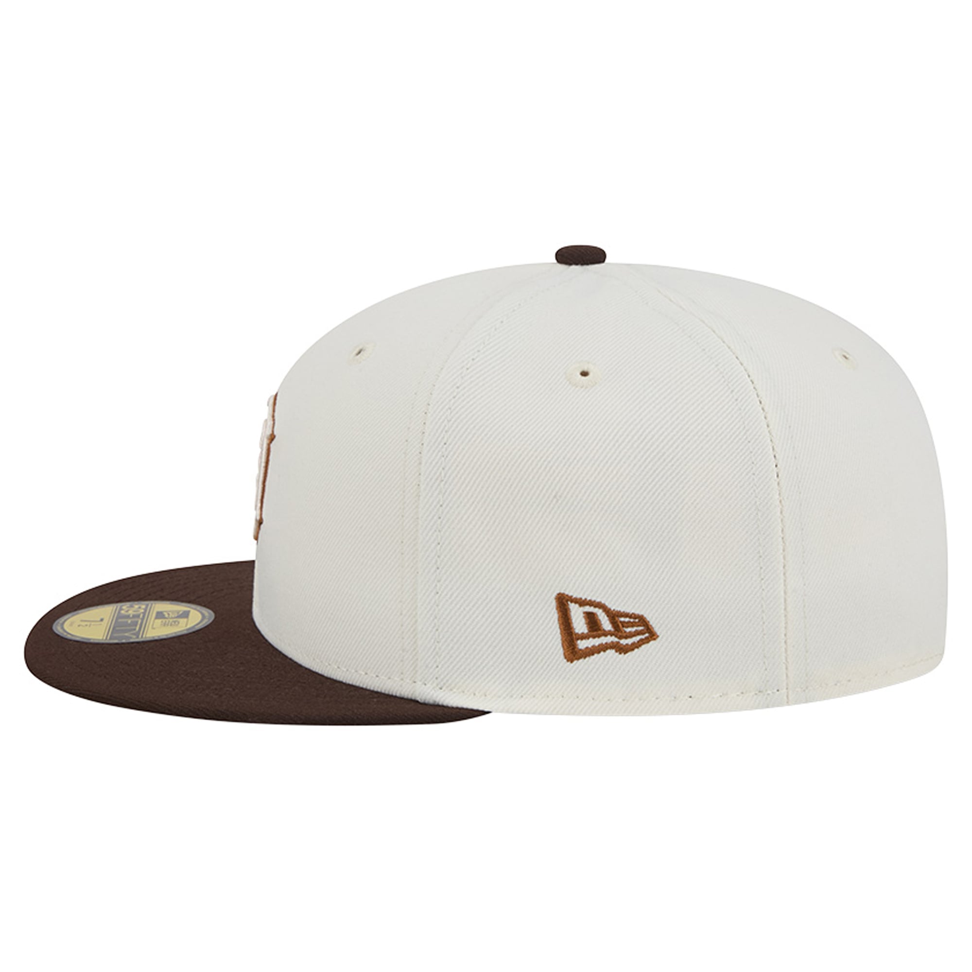 Casquette ajustée New Era 59FIFTY pour homme, couleur naturelle/marron, Detroit Tigers, motif citrouille épicée