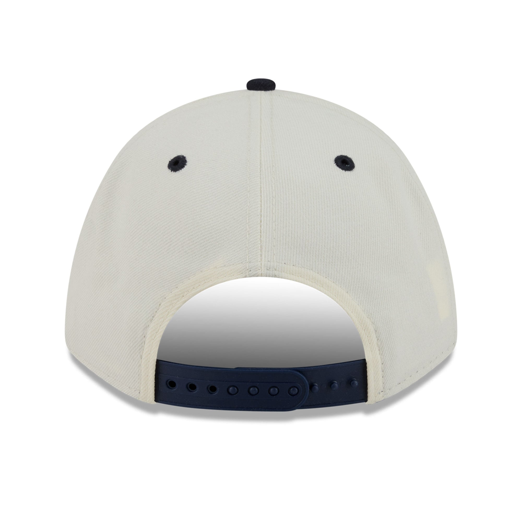 Men's New Era Natural/Navy Detroit Tigers Arch 9FORTY A-Frame M-Crown Adjustable Hat