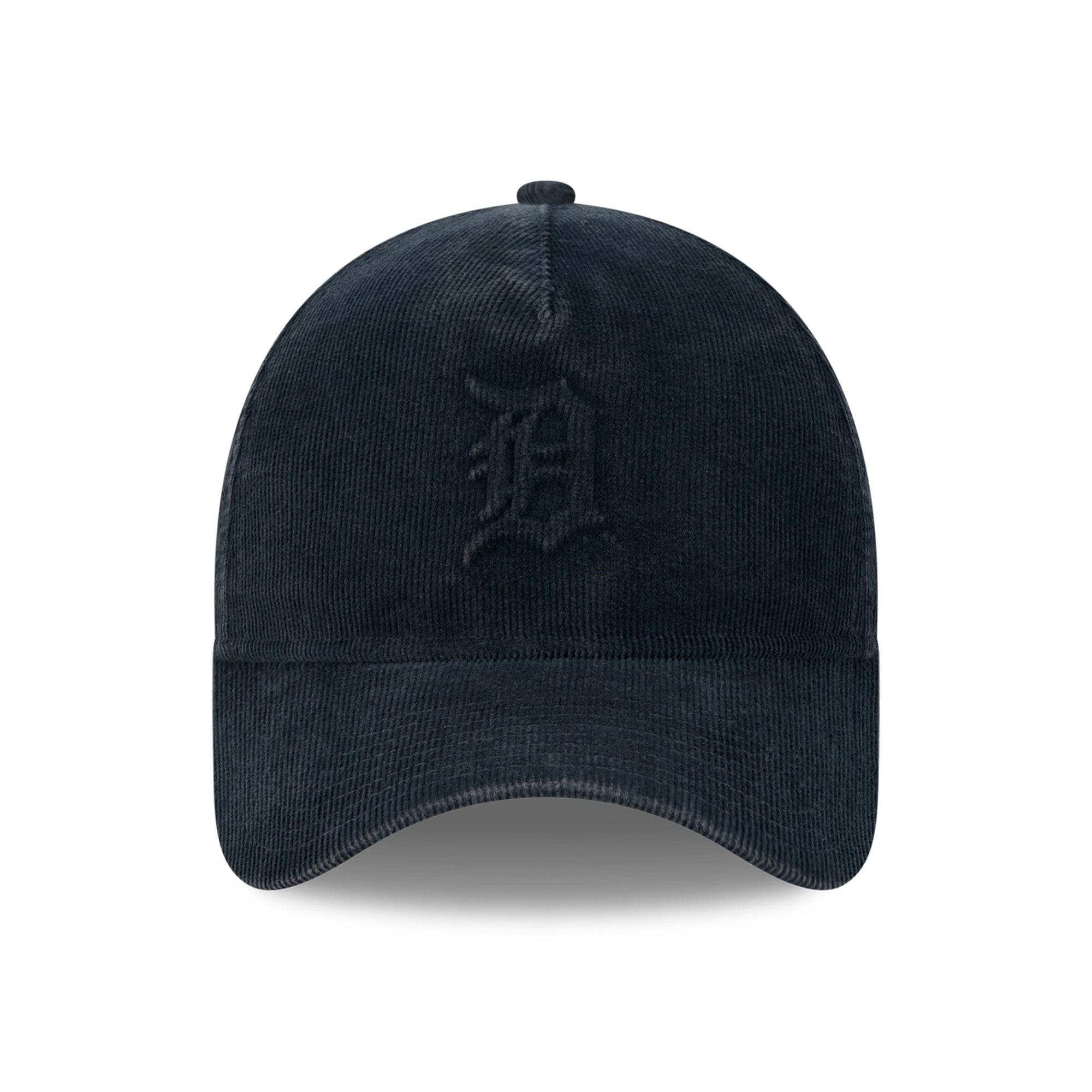 Casquette New Era pour homme, modèle 9FORTY, bleu marine, Detroit Tigers, écusson latéral des World Series 1984, en velours côtelé ton sur ton.