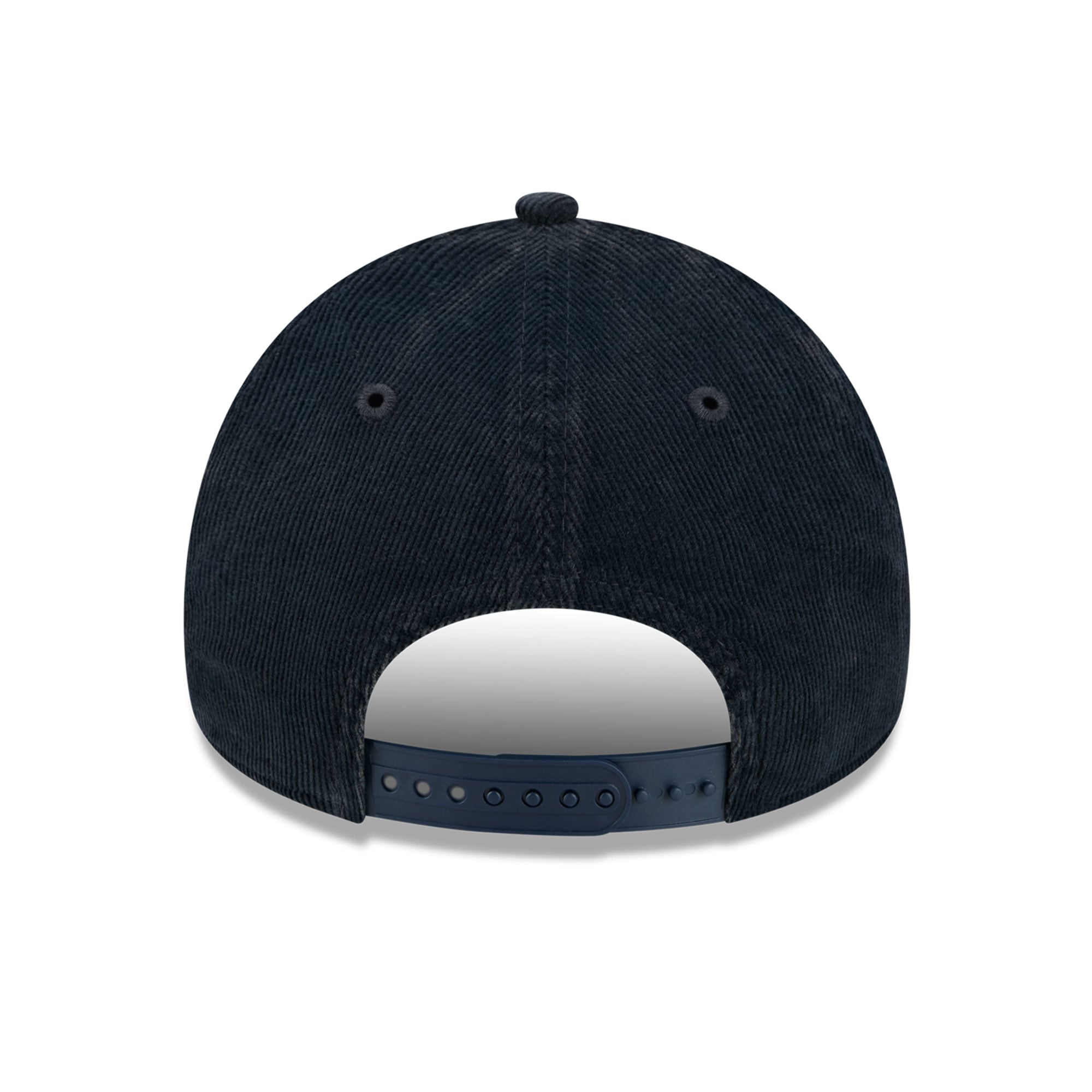 Casquette New Era pour homme, modèle 9FORTY, bleu marine, Detroit Tigers, écusson latéral des World Series 1984, en velours côtelé ton sur ton.