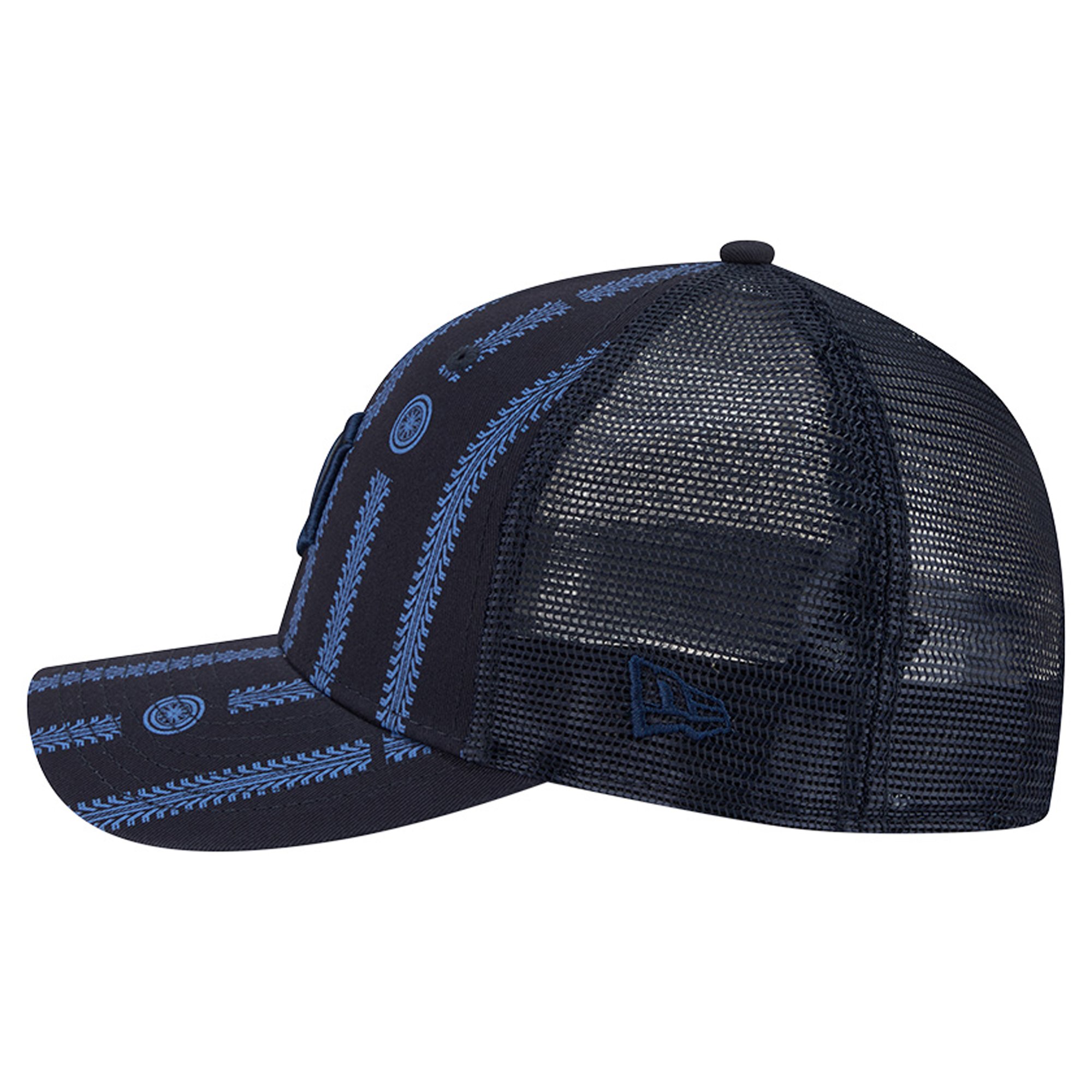 Men's New Era Navy Detroit Tigers Tonal Icon 9FORTY M-Crown Adjustable Trucker Hat