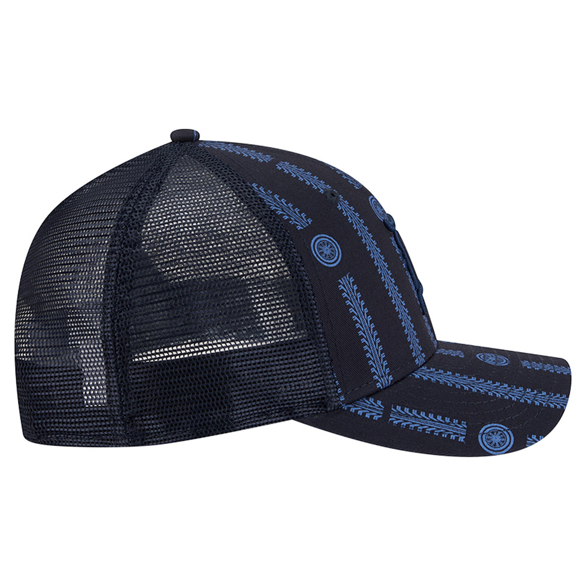 Men's New Era Navy Detroit Tigers Tonal Icon 9FORTY M-Crown Adjustable Trucker Hat