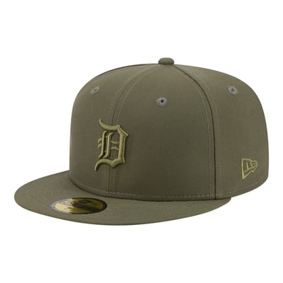 Detroit Tigers New Era Color Pack 59FIFTY Fitted Hat - Olive