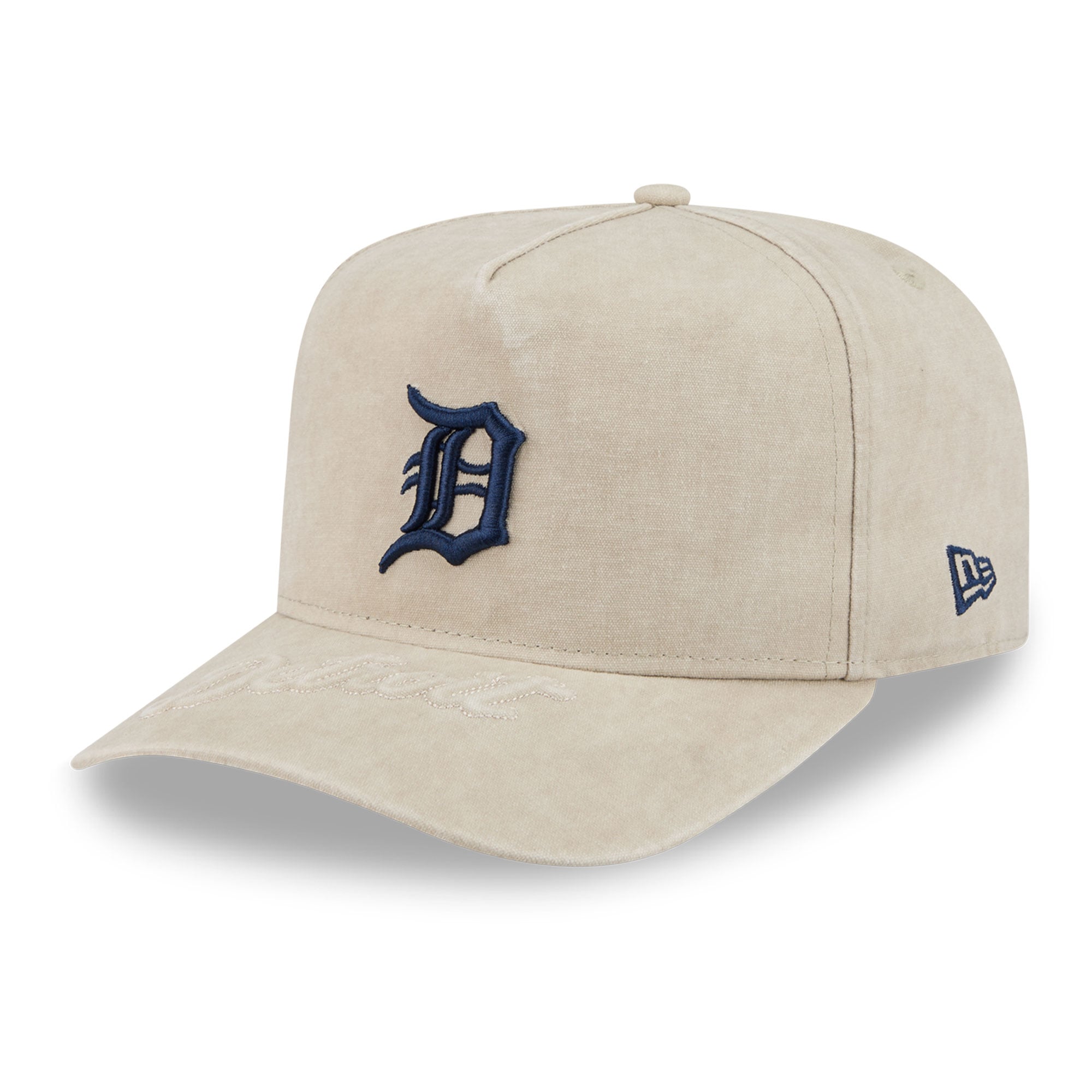 Casquette snapback New Era 9FIFTY A-Frame neutre beige Detroit Tigers pour homme