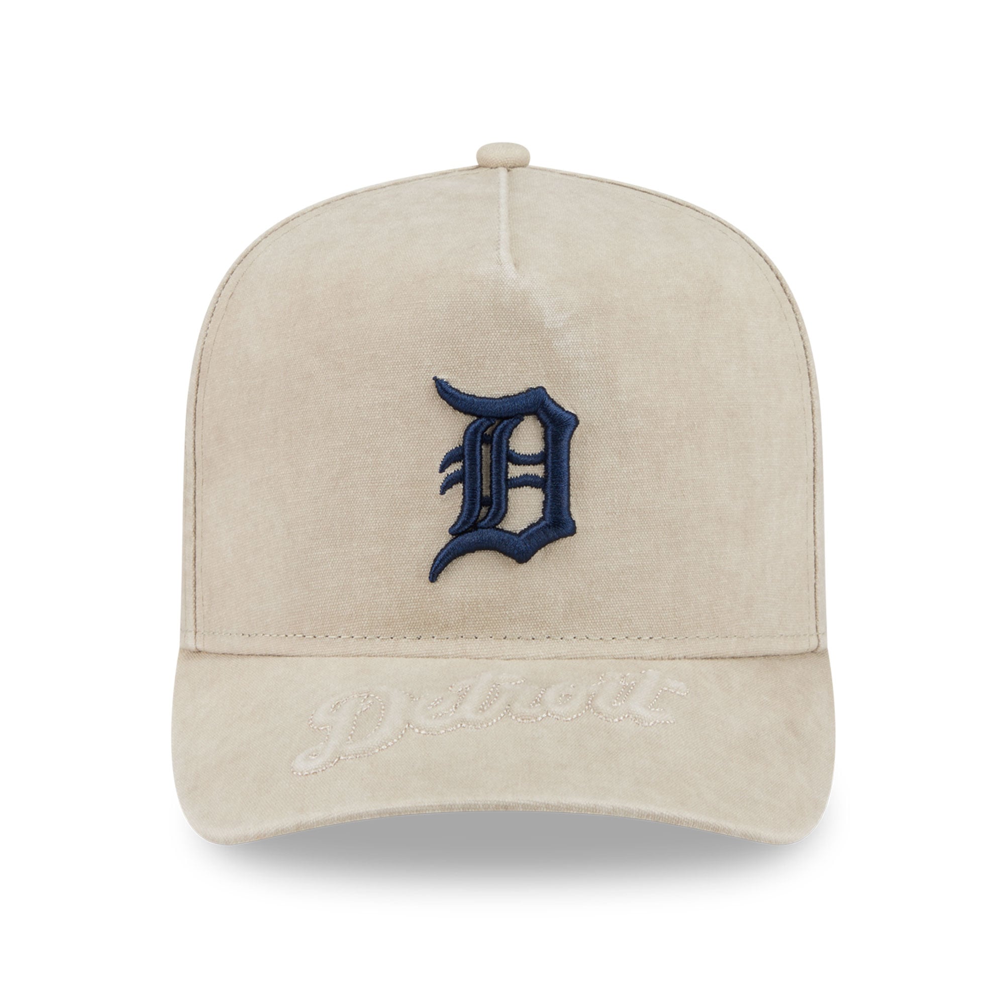Casquette snapback New Era 9FIFTY A-Frame neutre beige Detroit Tigers pour homme