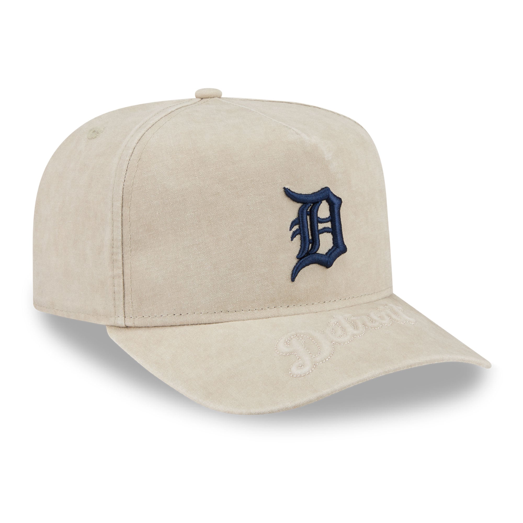 Casquette snapback New Era 9FIFTY A-Frame neutre beige Detroit Tigers pour homme