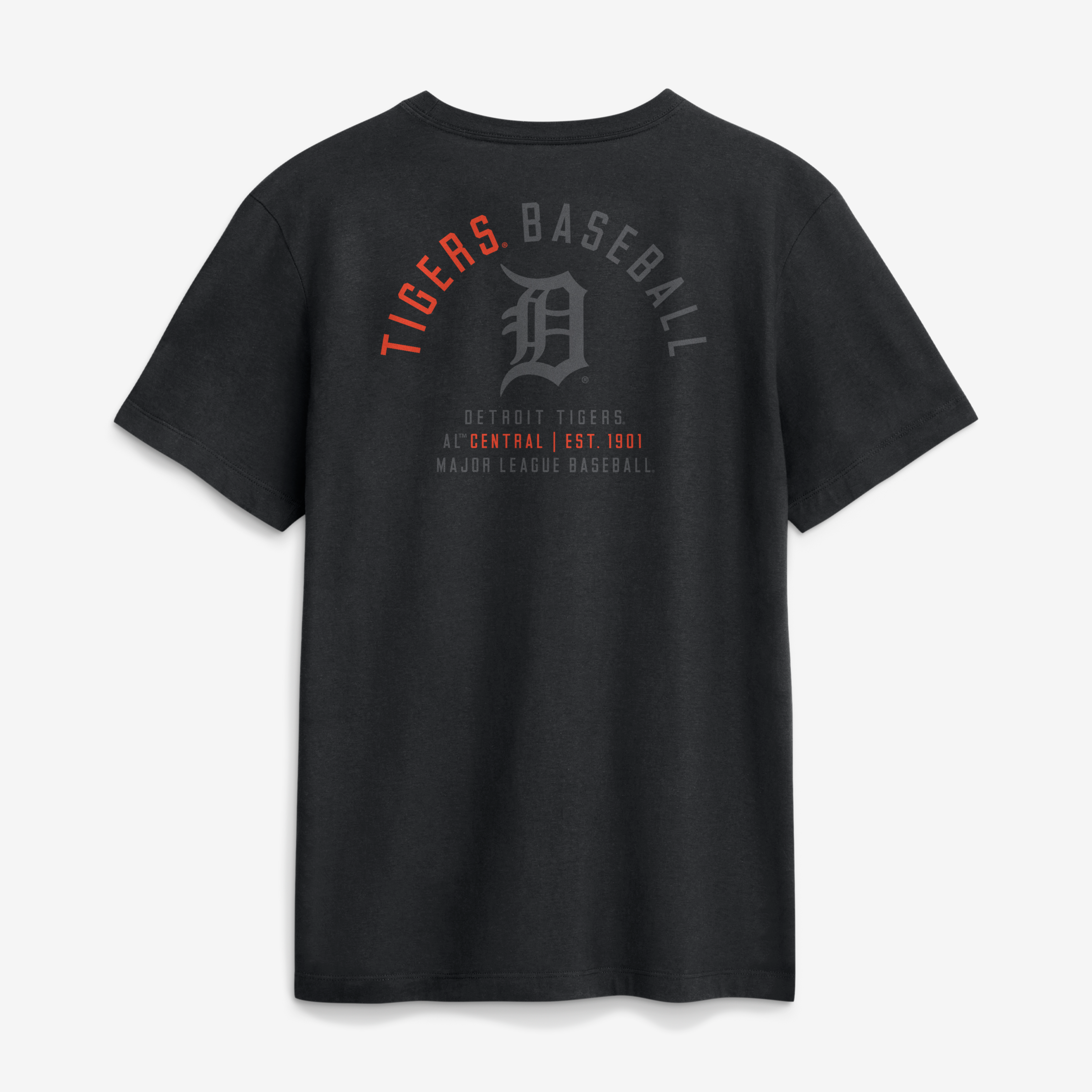 Men's Nike Black Detroit Tigers Split Logo T-Shirt