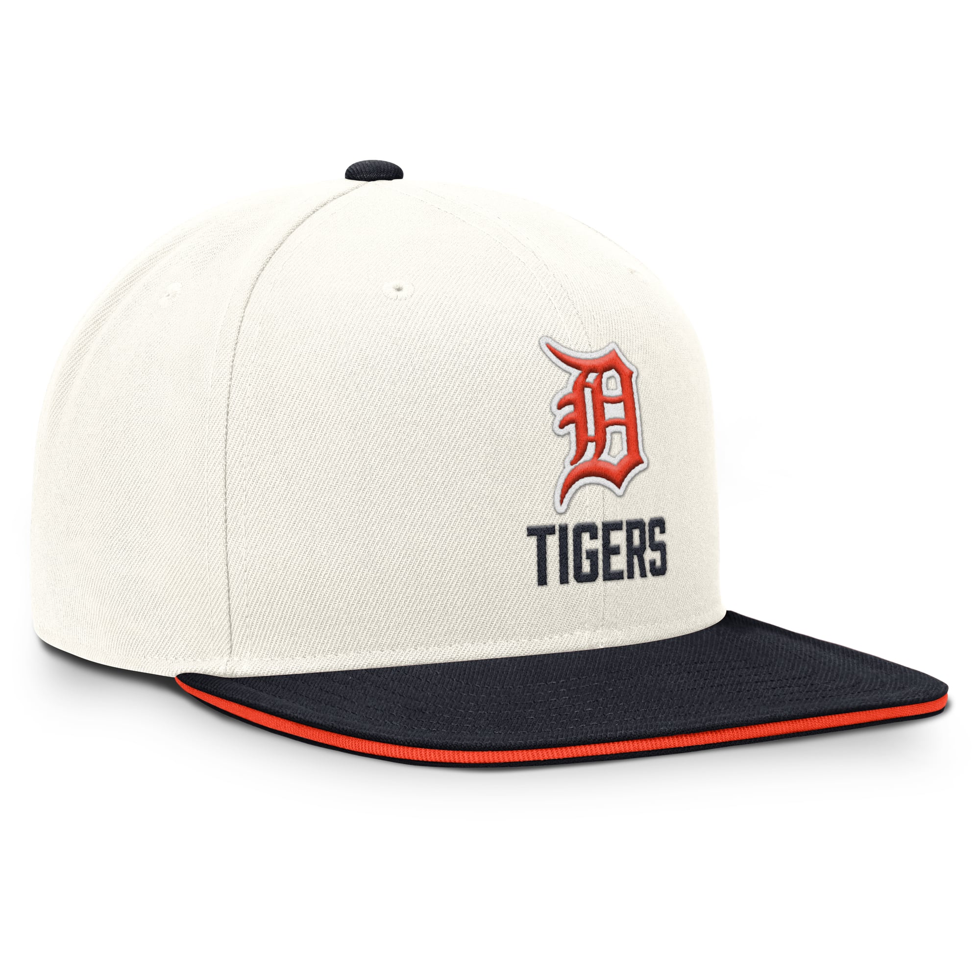 Casquette snapback Nike crème/marine Detroit Tigers Cooperstown Pro Dri-FIT pour homme