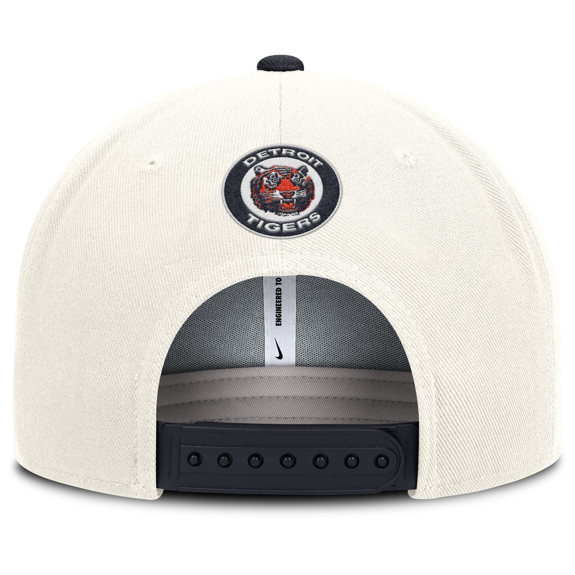Casquette snapback Nike crème/marine Detroit Tigers Cooperstown Pro Dri-FIT pour homme