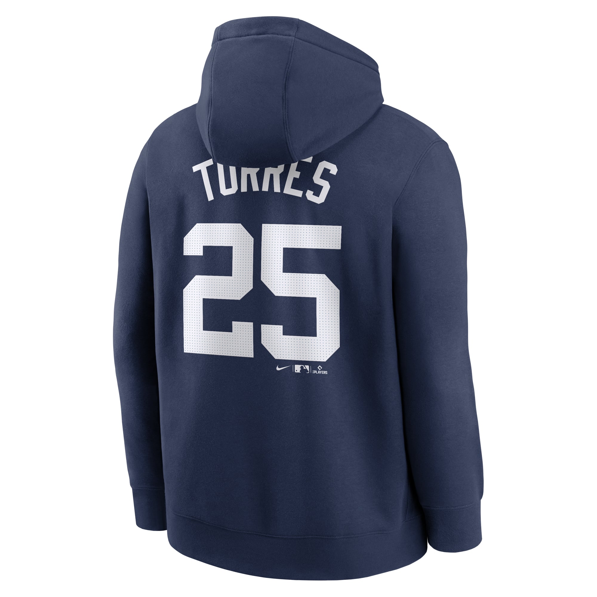 Men's Nike Gleyber Torres Navy Detroit Tigers Player Name & Number Club Pullover Hoodie