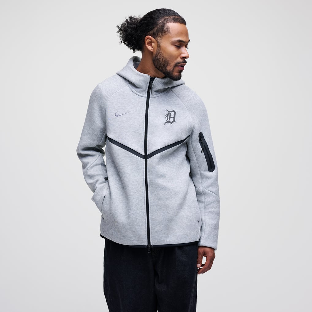 メンズ Nike ヘザー グレー デトロイト・タイガース Tech フリース 