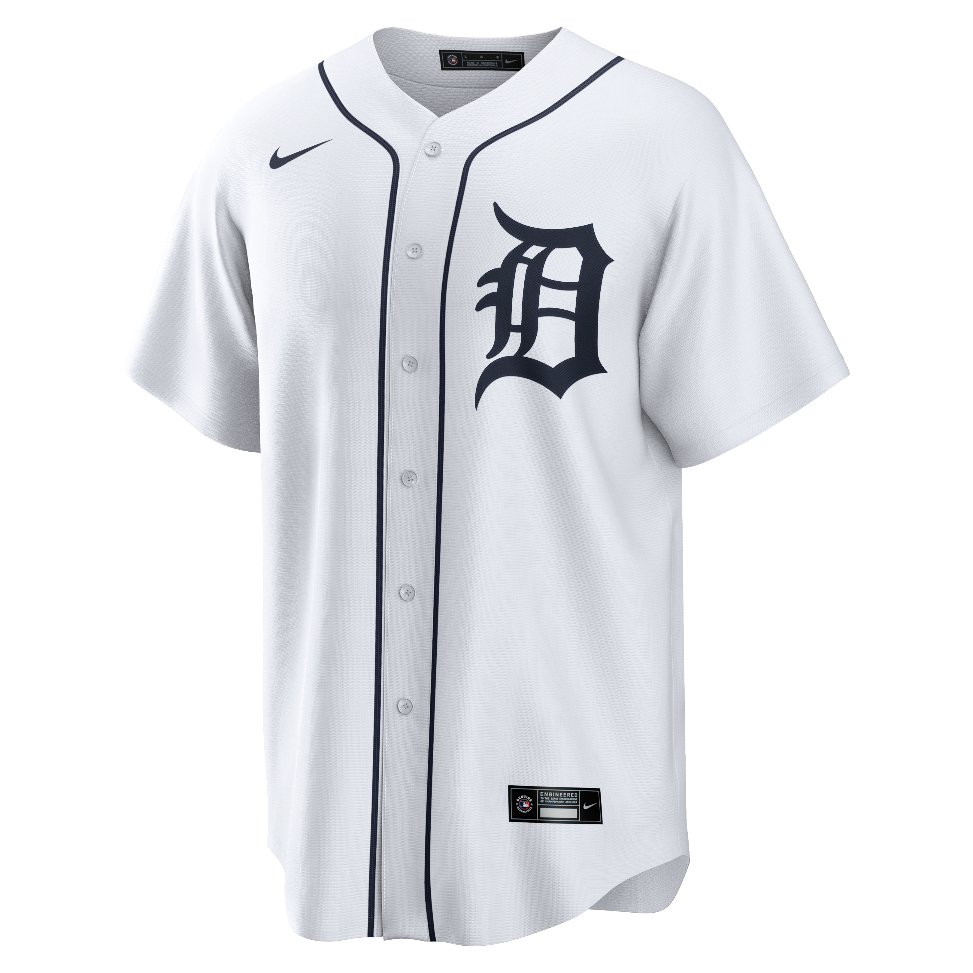 Men's Nike Justin Verlander White Detroit Tigers Home Replica Jersey