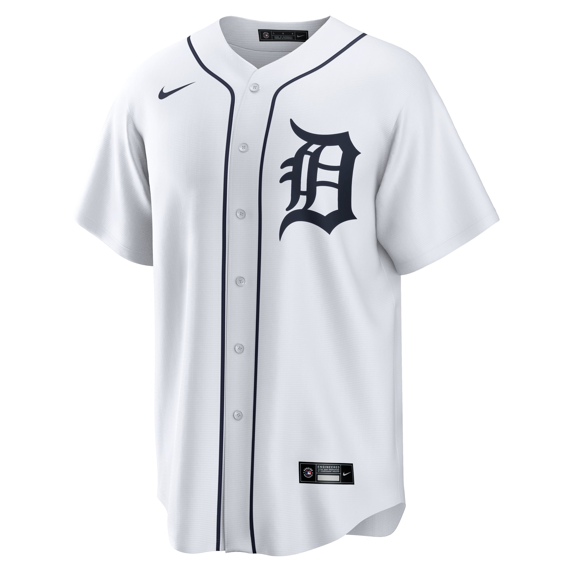 Men's Nike Kerry Carpenter White Detroit Tigers Home Replica Jersey