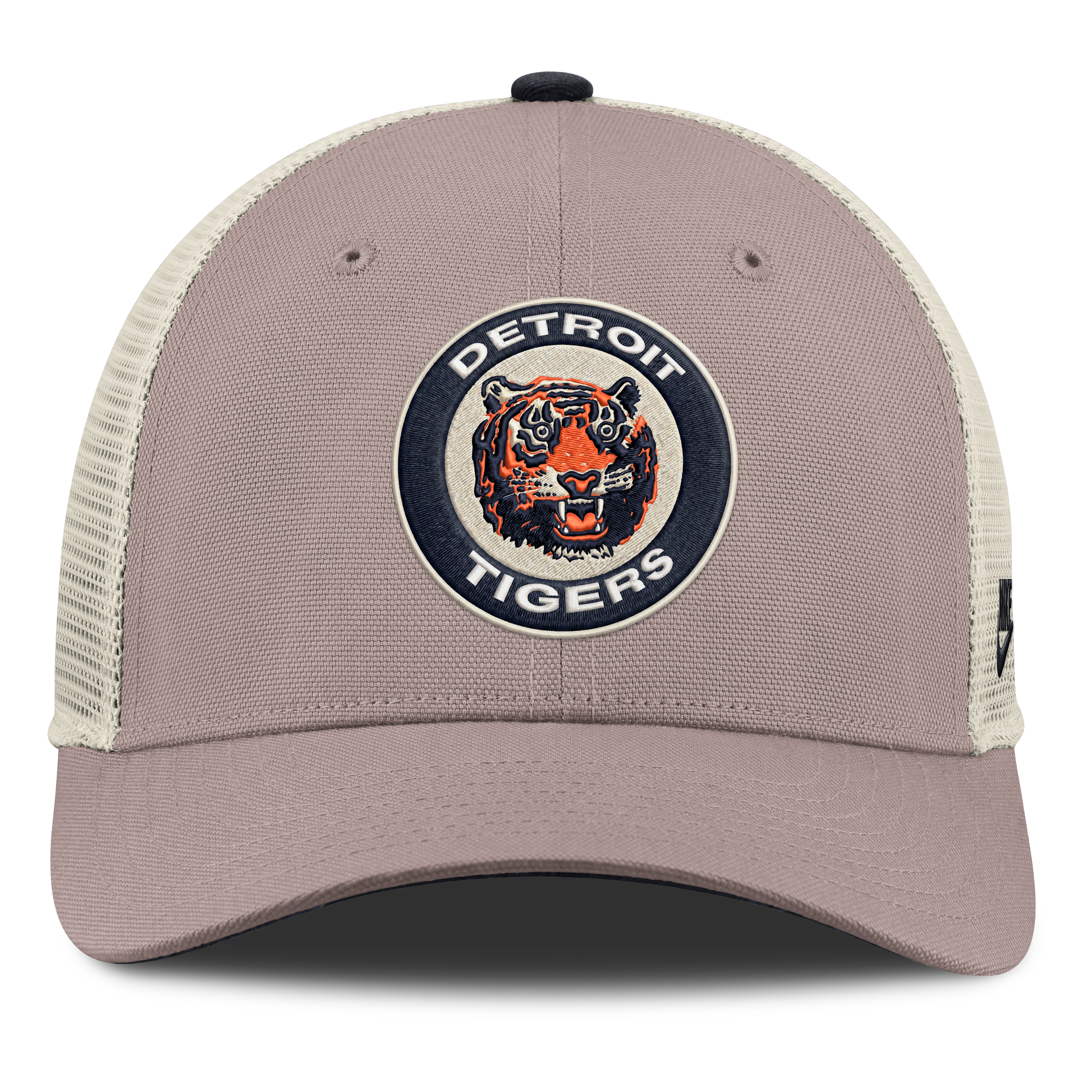 Casquette trucker ajustable Nike kaki Detroit Tigers Cooperstown Rise pour homme