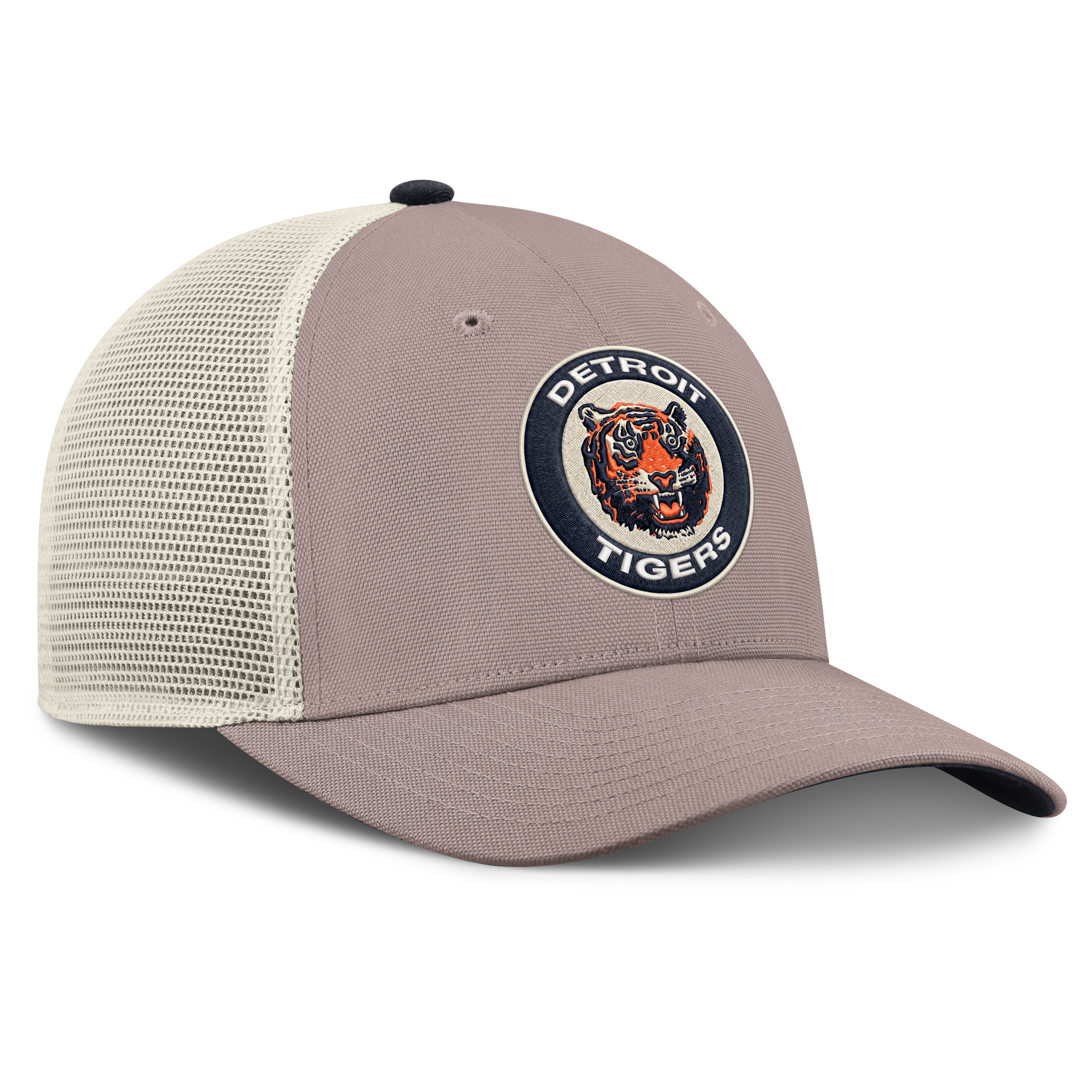 Casquette trucker ajustable Nike kaki Detroit Tigers Cooperstown Rise pour homme