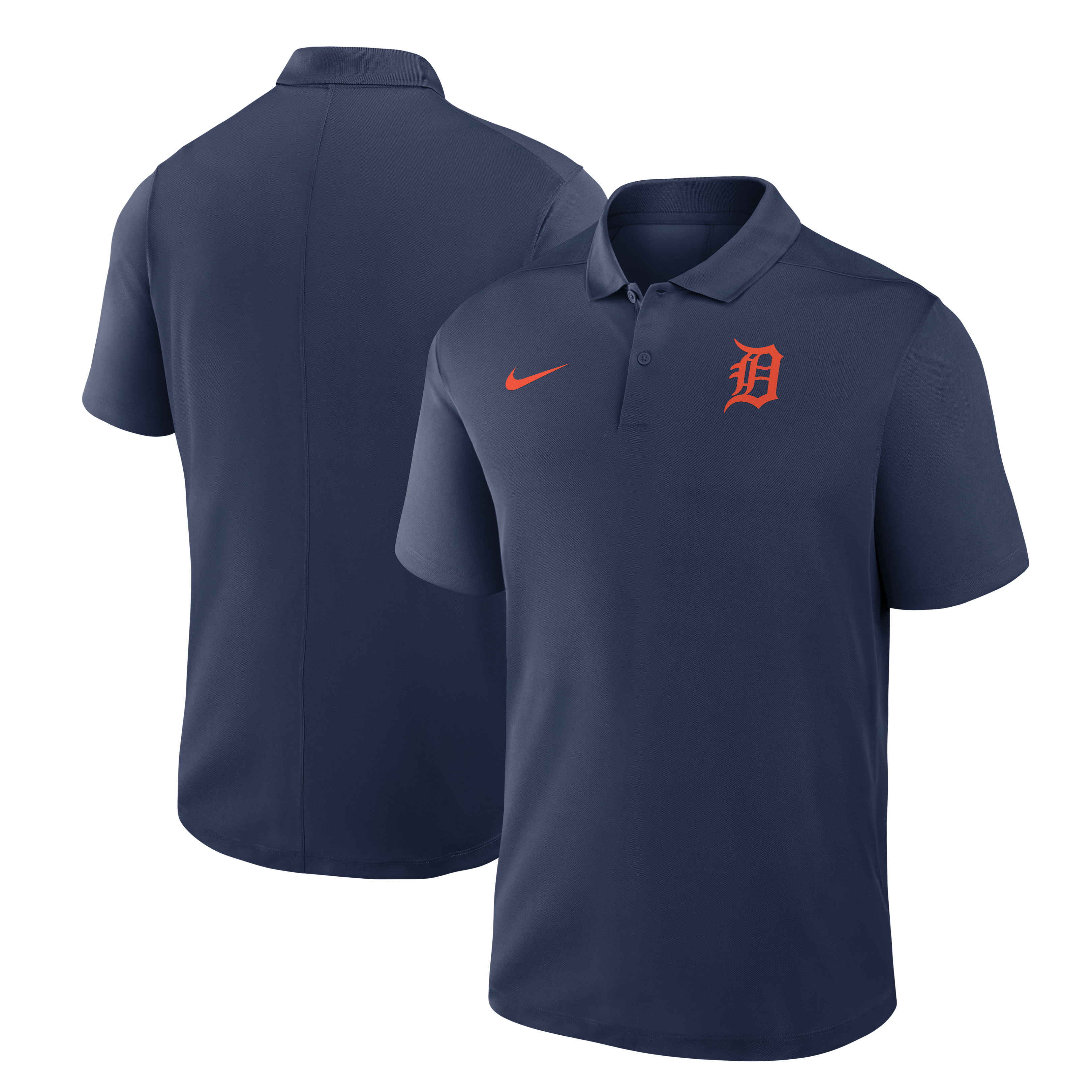 Polo Nike Dri-FIT Victory bleu marine Detroit Tigers pour homme