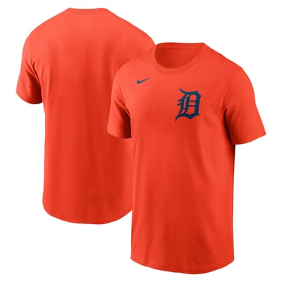 Detroit Tigers Nike Fuse Wordmark T-Shirt - Orange