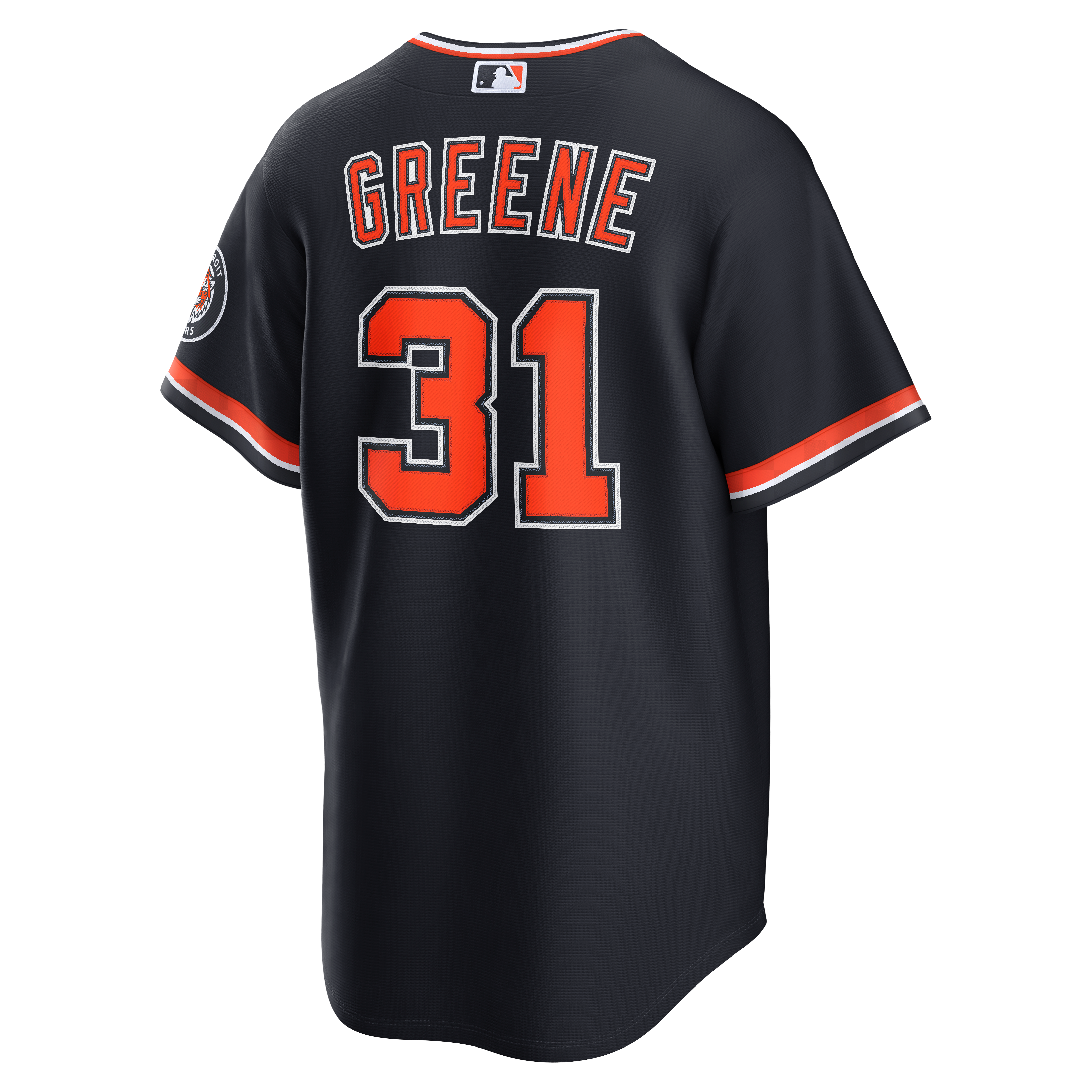 Maillot alternatif Nike Riley Greene bleu marine des Tigers de Détroit pour homme