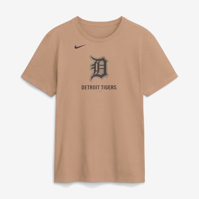 Detroit Tigers Nike Fashion Cotton T-Shirt - Tan