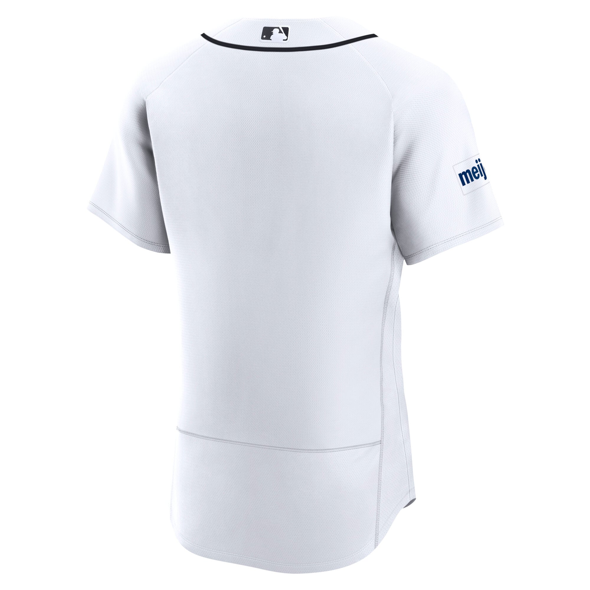 Maillot authentique domicile Nike Detroit Tigers blanc pour homme, avec écusson du sponsor