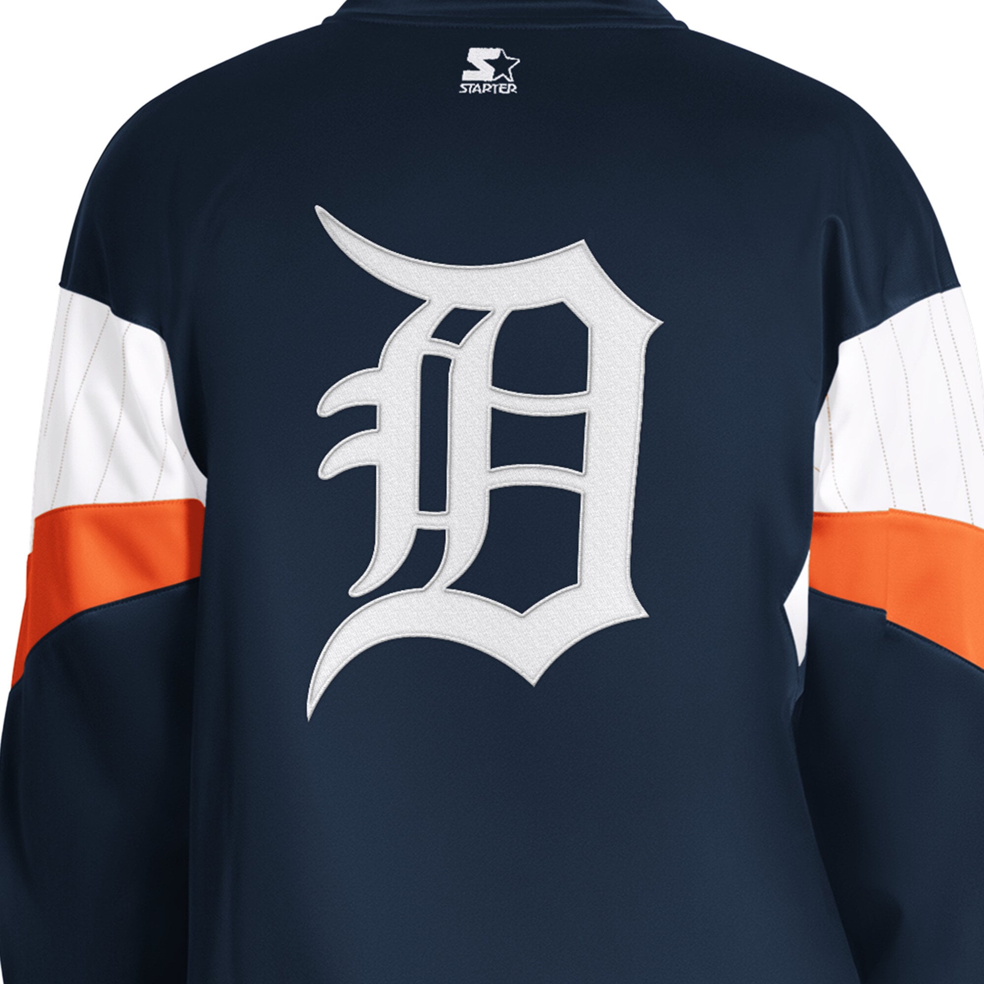 Veste de survêtement zippée Starter Navy Detroit Tigers Legacy pour homme