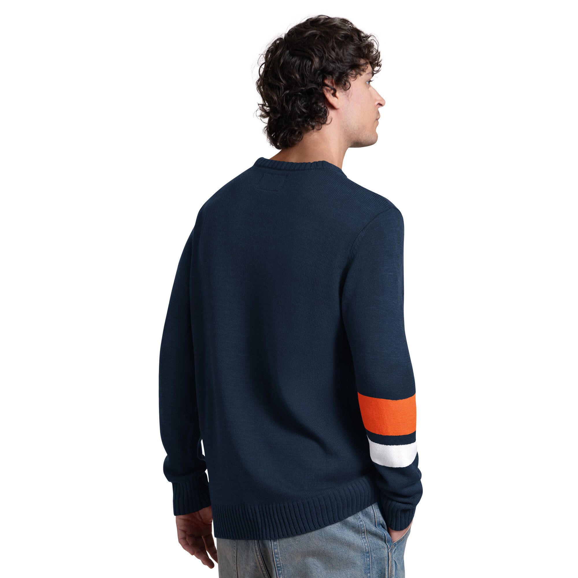 Pull rétro Detroit Tigers bleu marine pour homme de la marque Starter