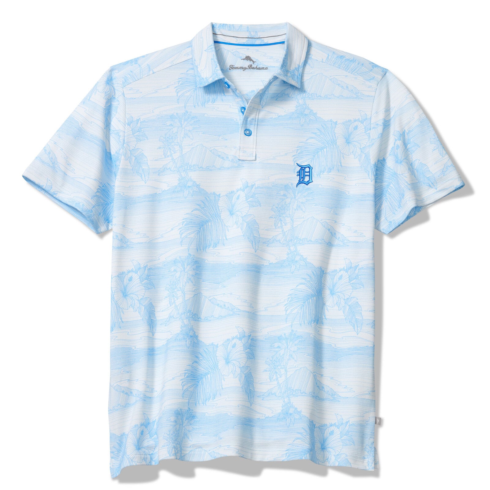 Polo Tommy Bahama bleu Detroit Tigers Corsica Coast IslandZone pour homme