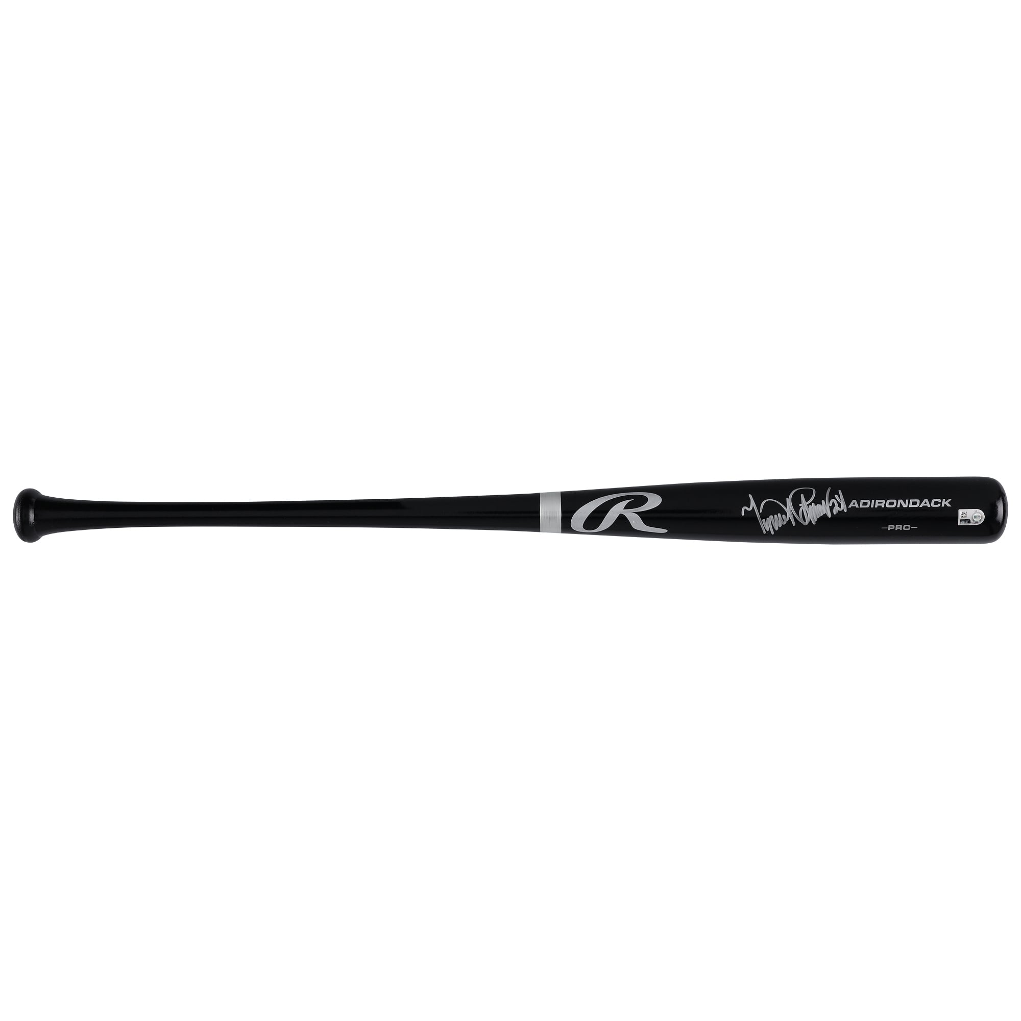 Bâton Rawlings Pro noir autographié par Miguel Cabrera des Tigers de Detroit