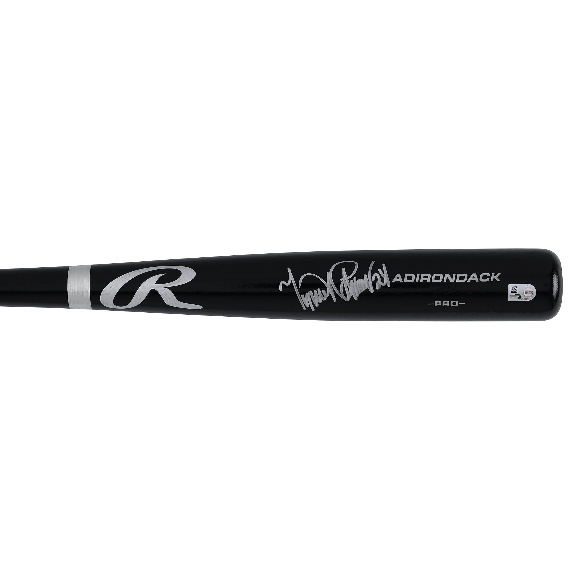 Bâton Rawlings Pro noir autographié par Miguel Cabrera des Tigers de Detroit