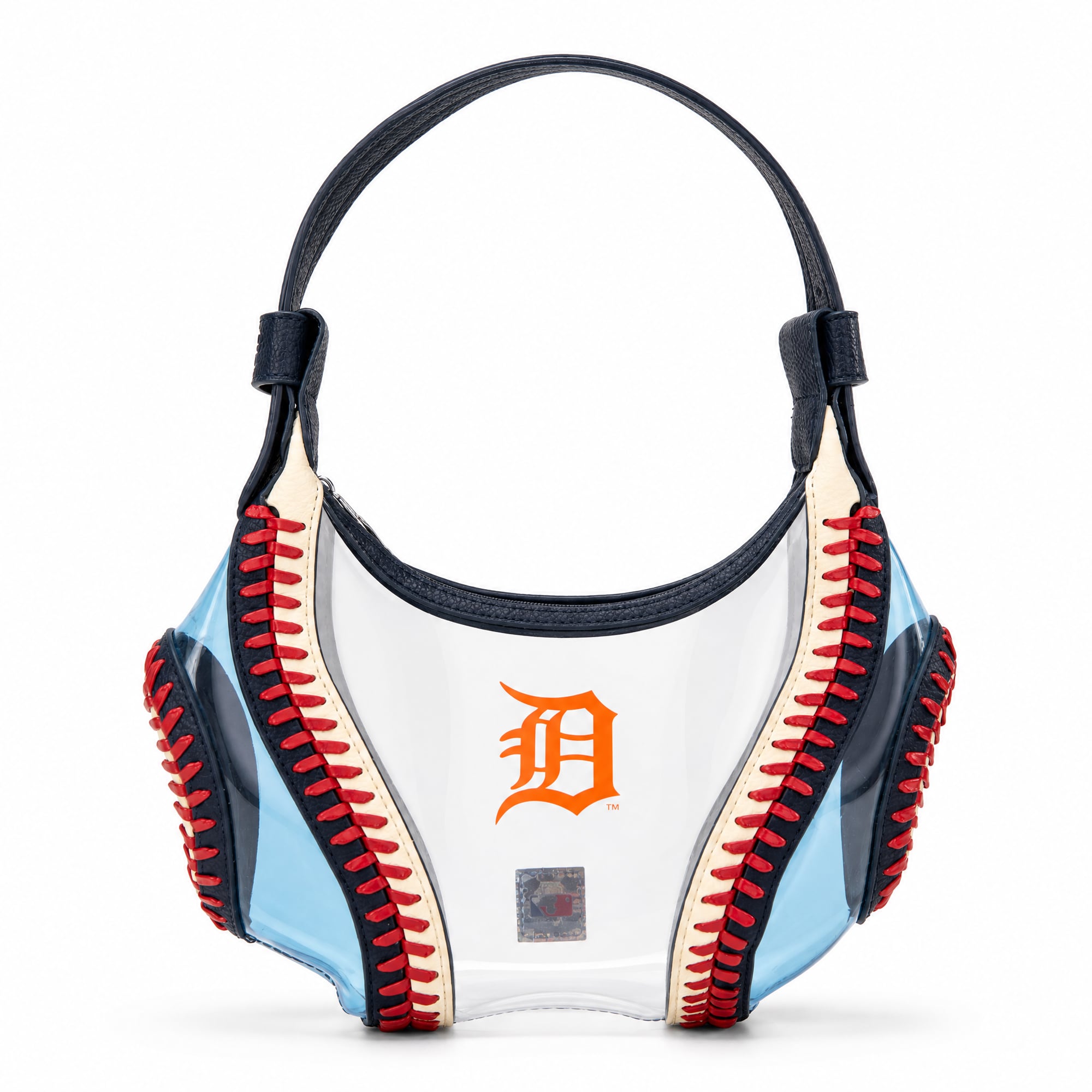 Montana West Detroit Tigers Clear Slouchy Shoulder Bag