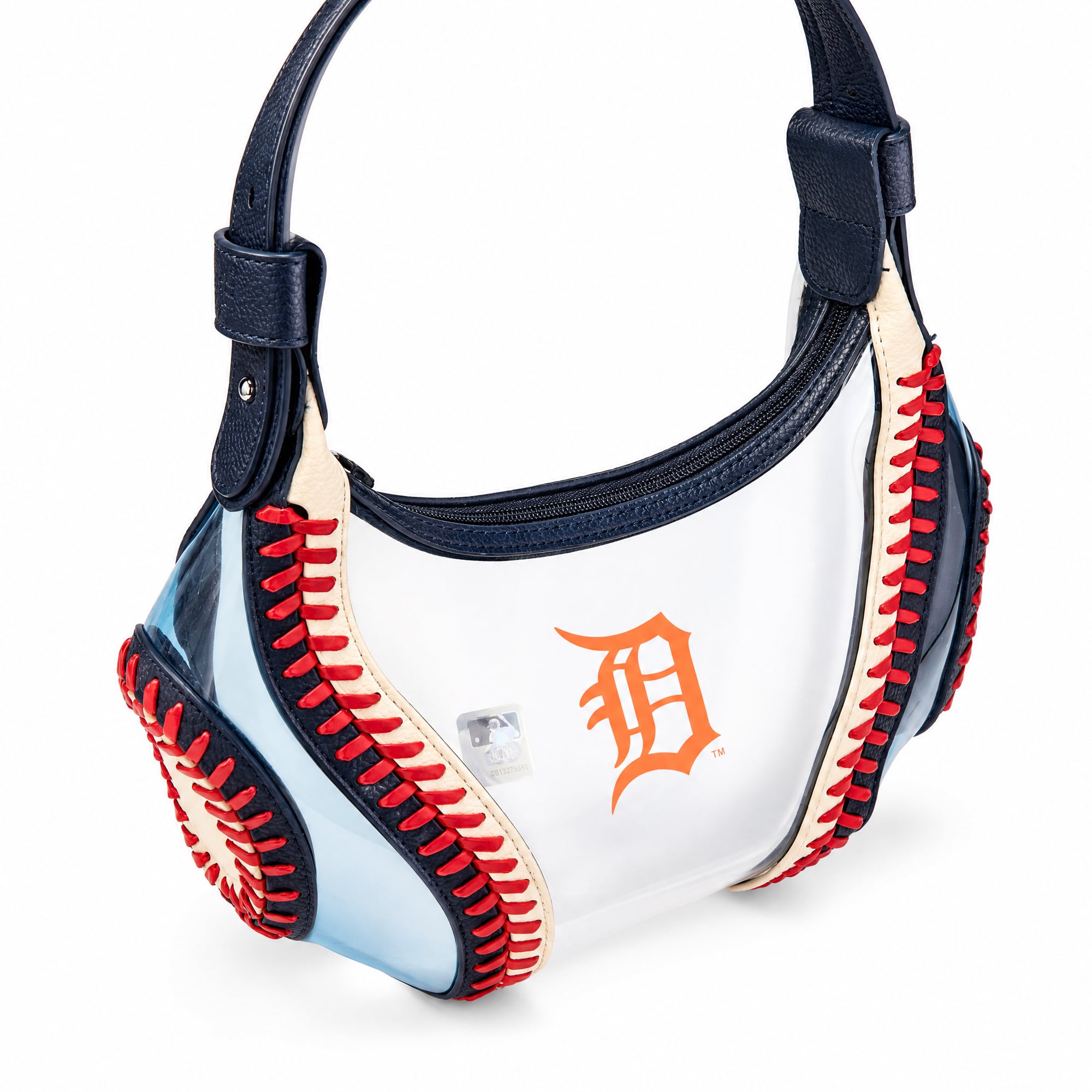 Montana West Detroit Tigers Clear Slouchy Shoulder Bag