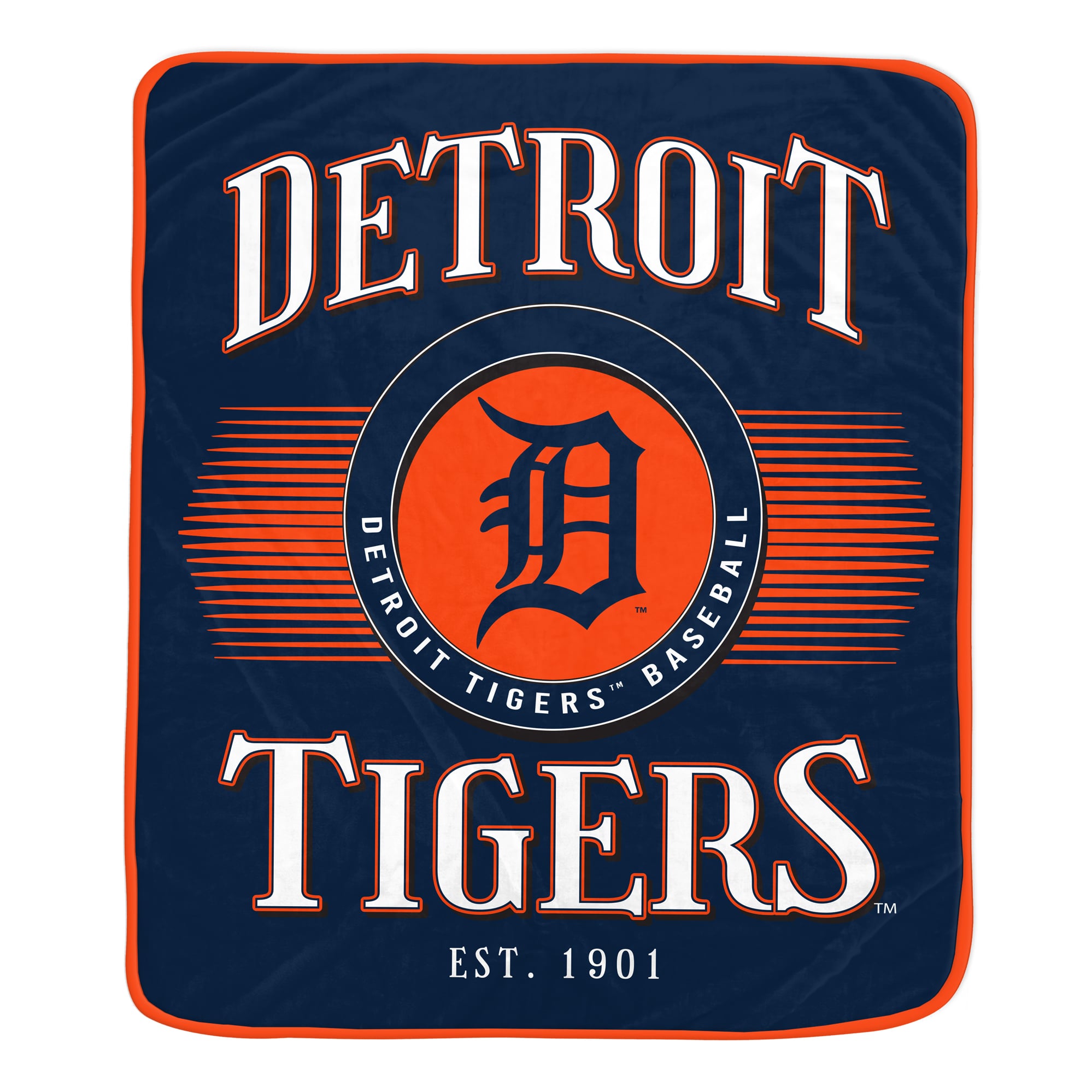 Pegasus Detroit Tigers Spotlight Arch 60" x 70" Ultra Soft Throw Blanket