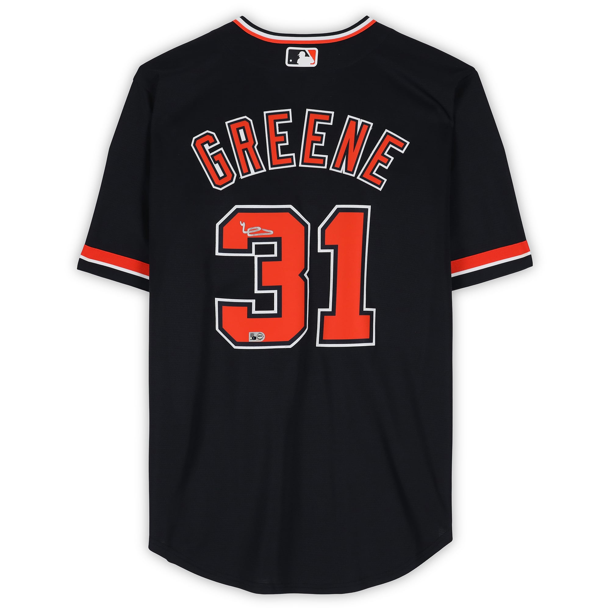 Riley Greene Detroit Tigers Autographed Navy Nike Alternate Replica Jersey