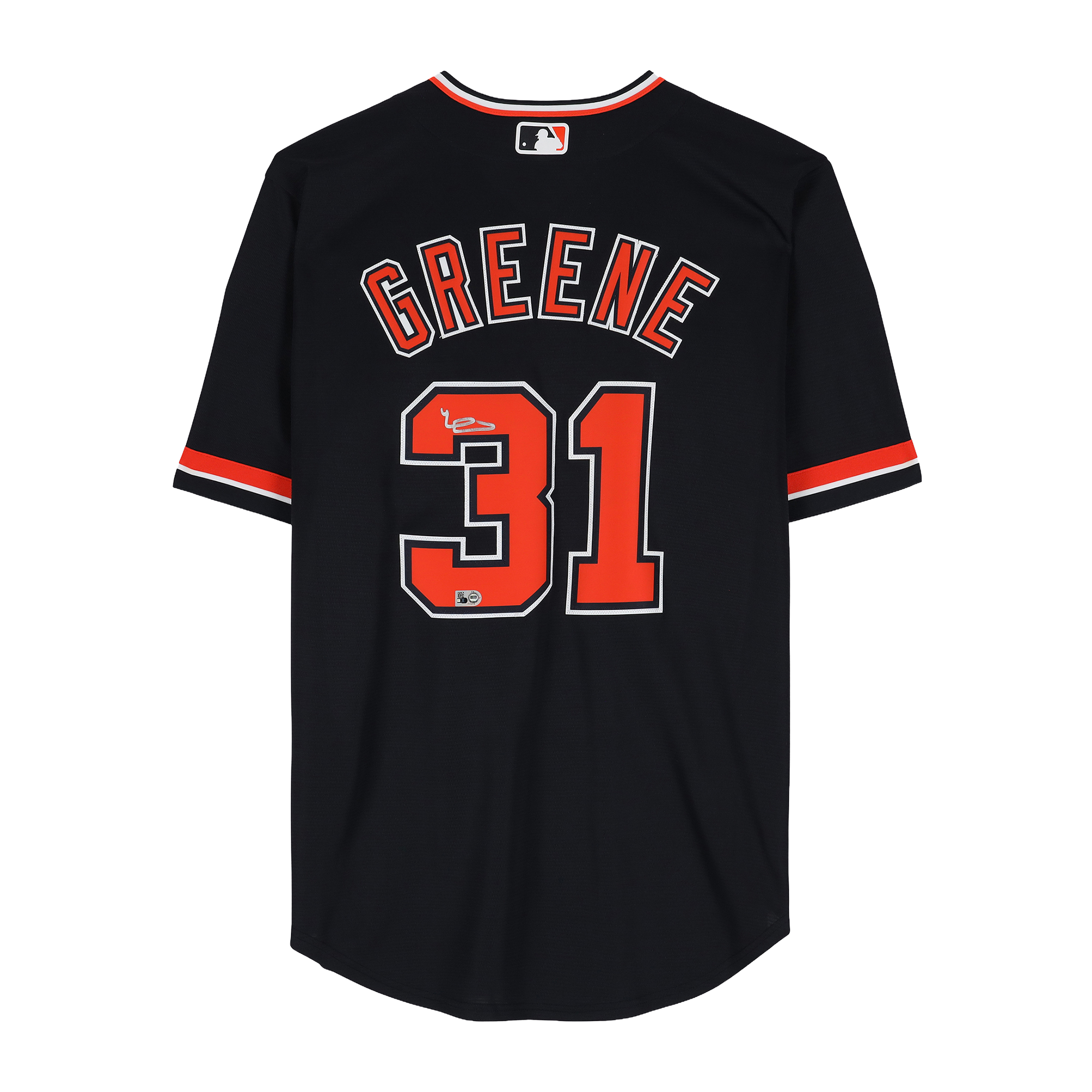 Riley Greene Detroit Tigers Autographed Navy Nike Alternate Replica Jersey