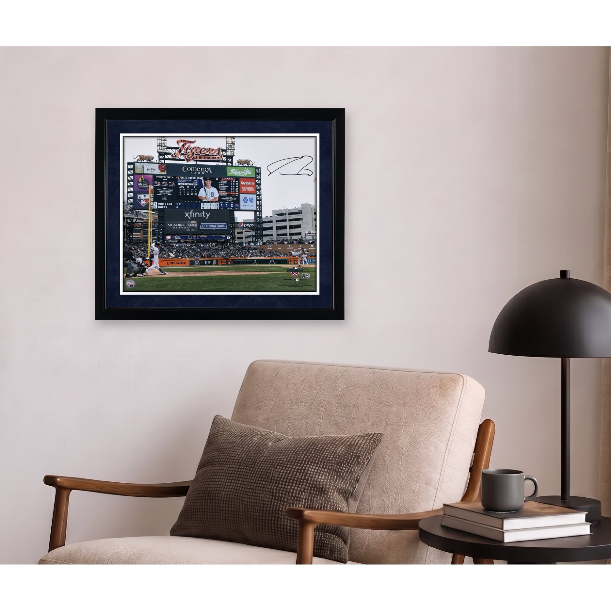 Spencer Torkelson Detroit Tigers Autographed 16" x 20" First At Bat Photograph