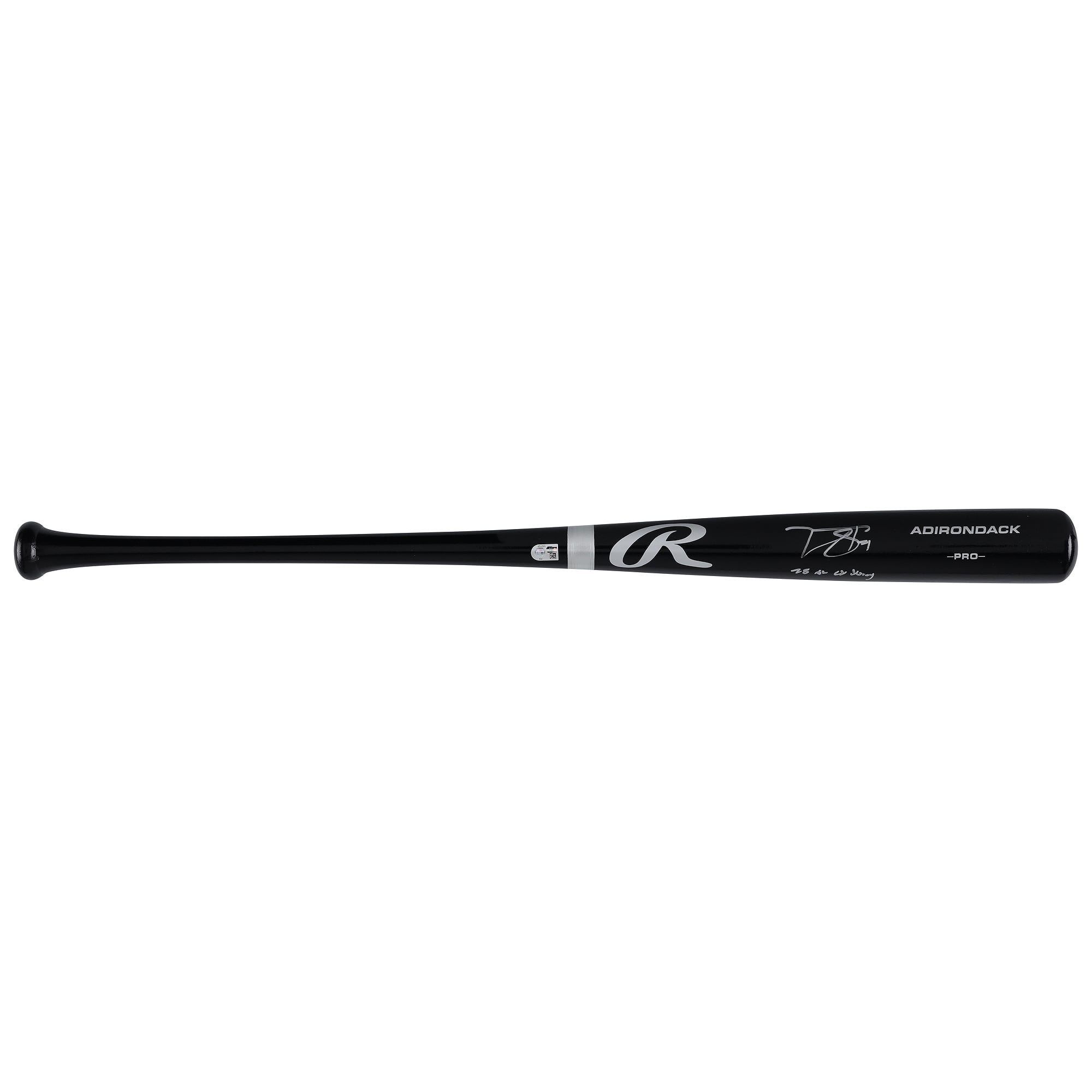 Bâton Rawlings Black Big Stick autographié par Tarik Skubal des Tigers de Detroit avec inscription « 25 AL Cy Young »