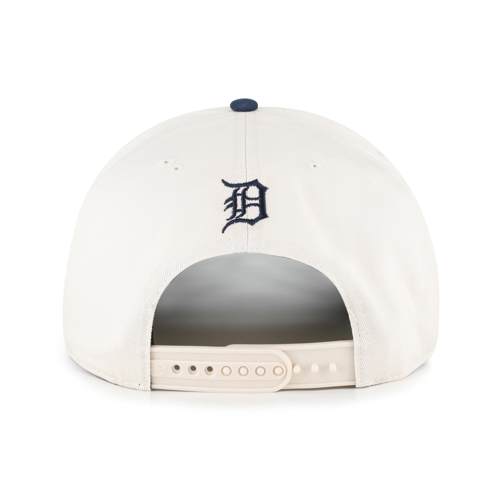Unisex '47 Natural/Navy Detroit Tigers Rope Script Hitch Adjustable Hat