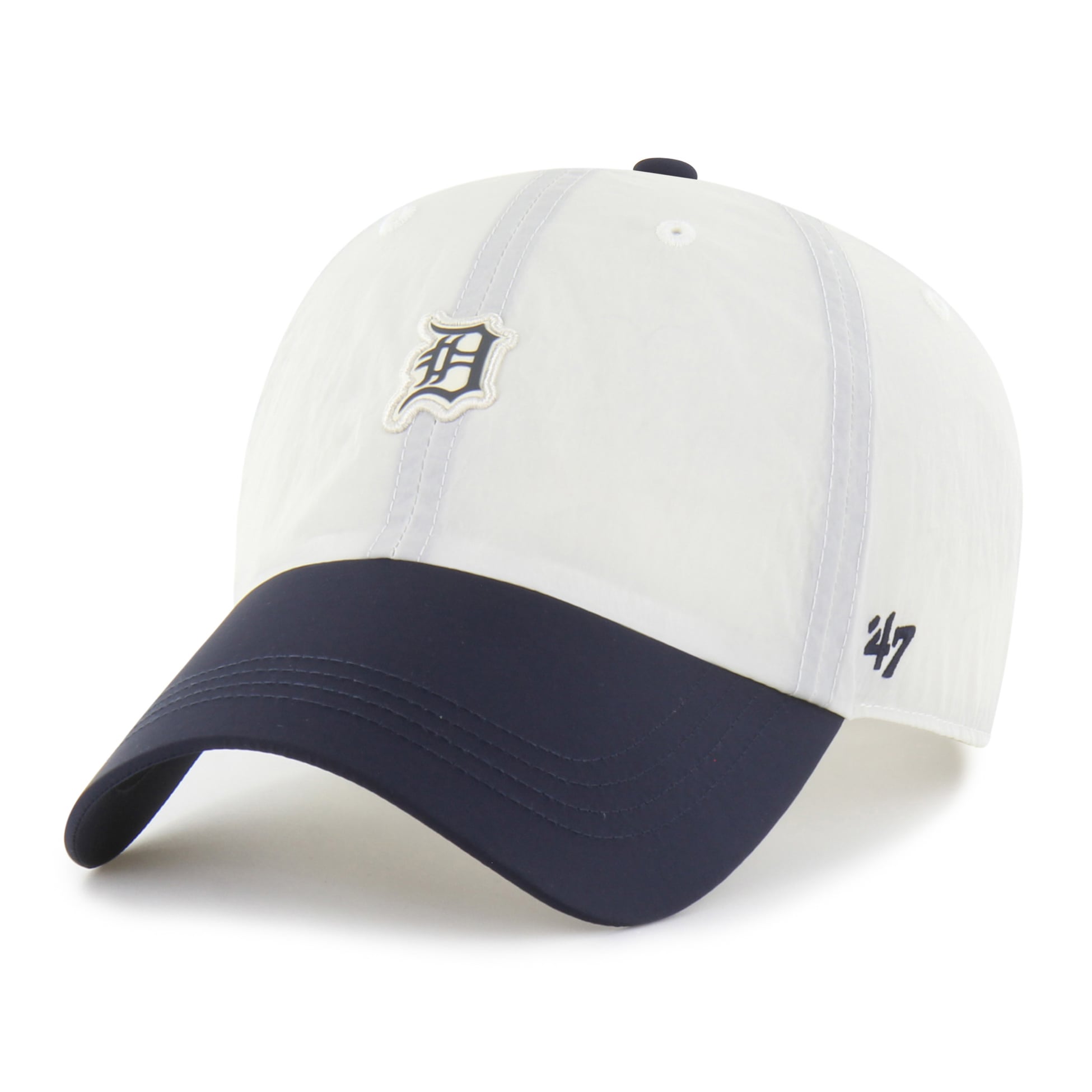 Casquette unisexe ajustable '47 blanche/marine Detroit Tigers Modernia Clean Up