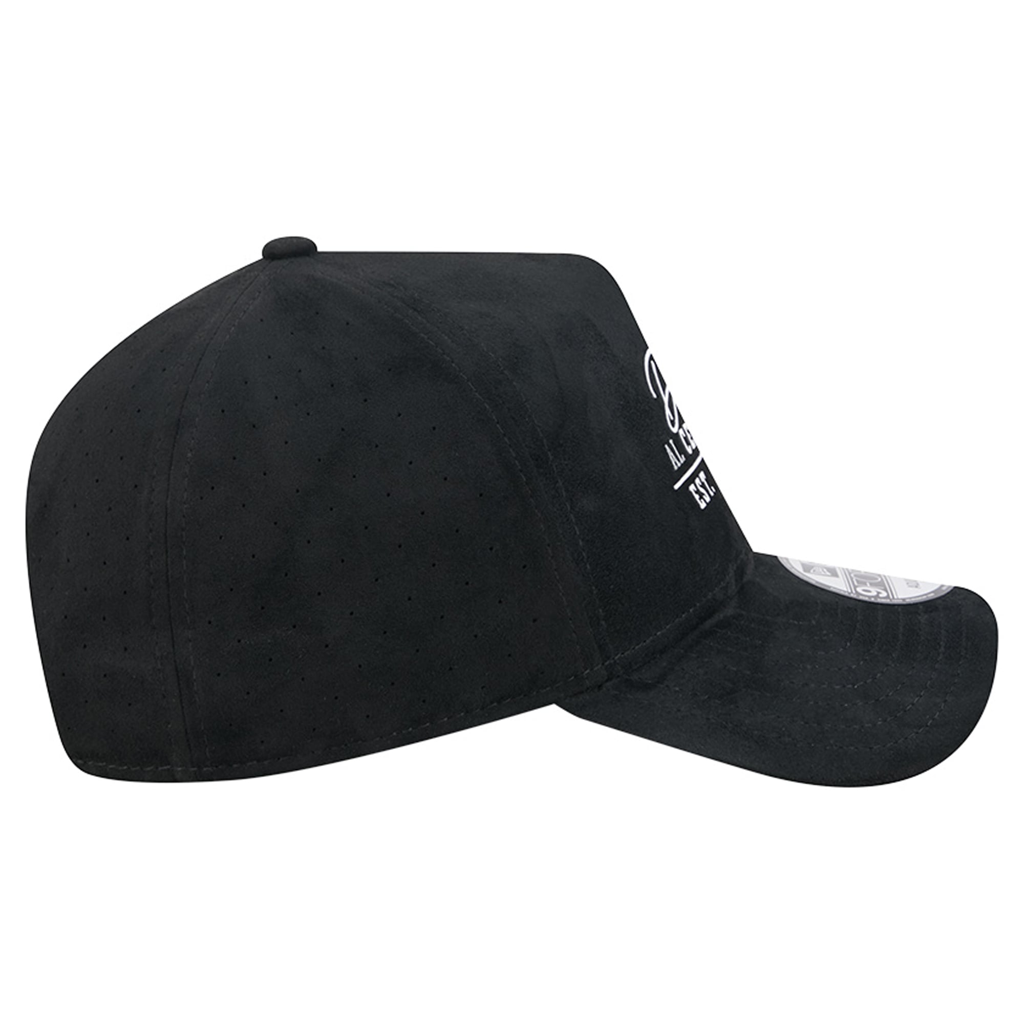 Casquette unisexe New Era Detroit Tigers noire à inscription manuscrite 9FORTY, modèle A-Frame ajustable