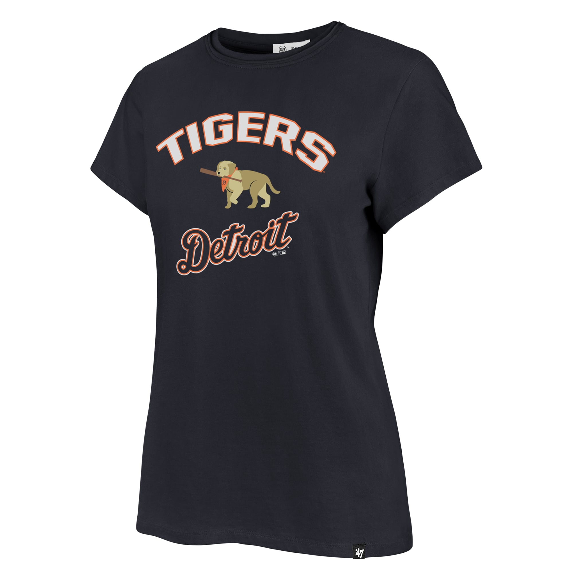 T-shirt Frankie régional bleu marine pour femmes, modèle 47 des Detroit Tigers