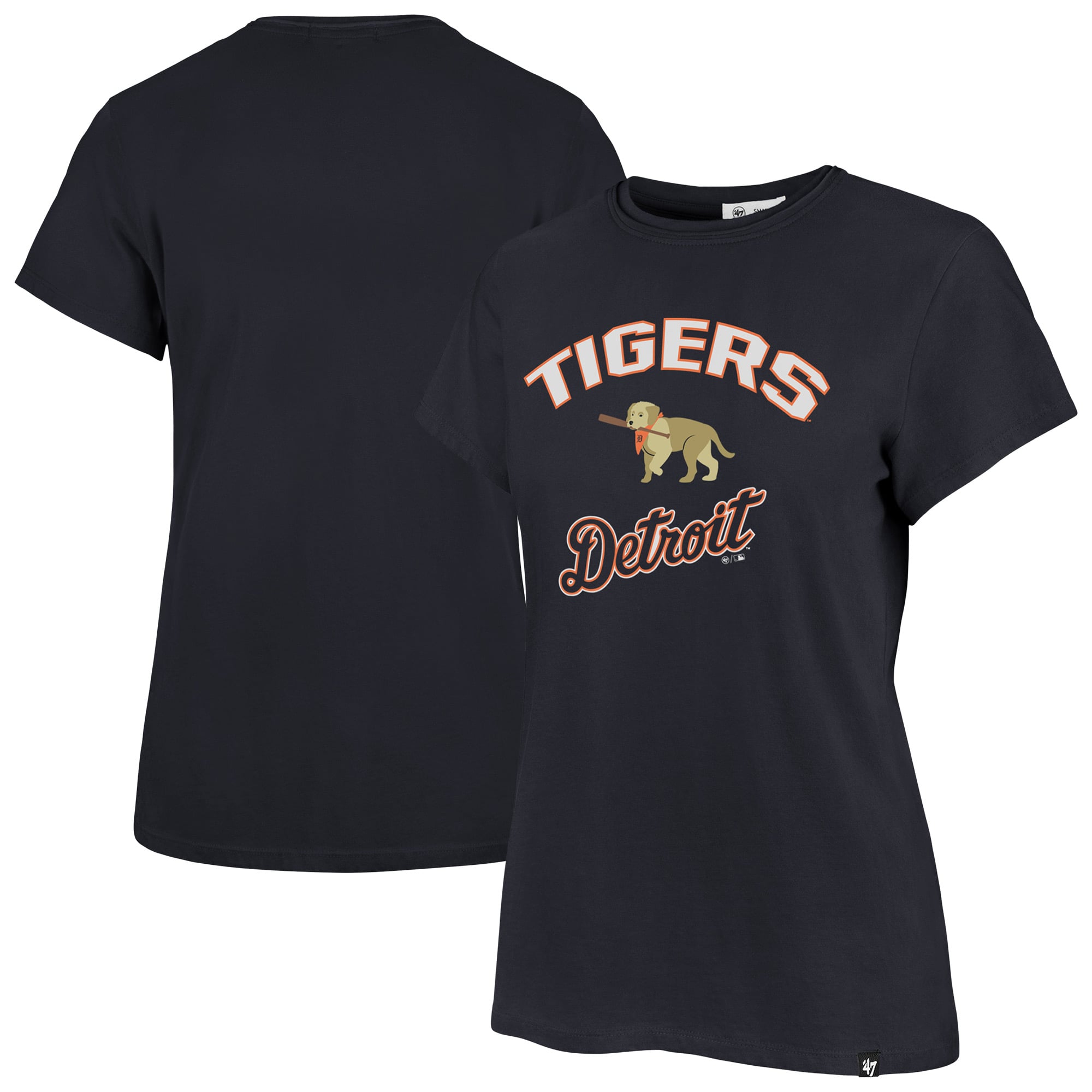 T-shirt Frankie régional bleu marine pour femmes, modèle 47 des Detroit Tigers