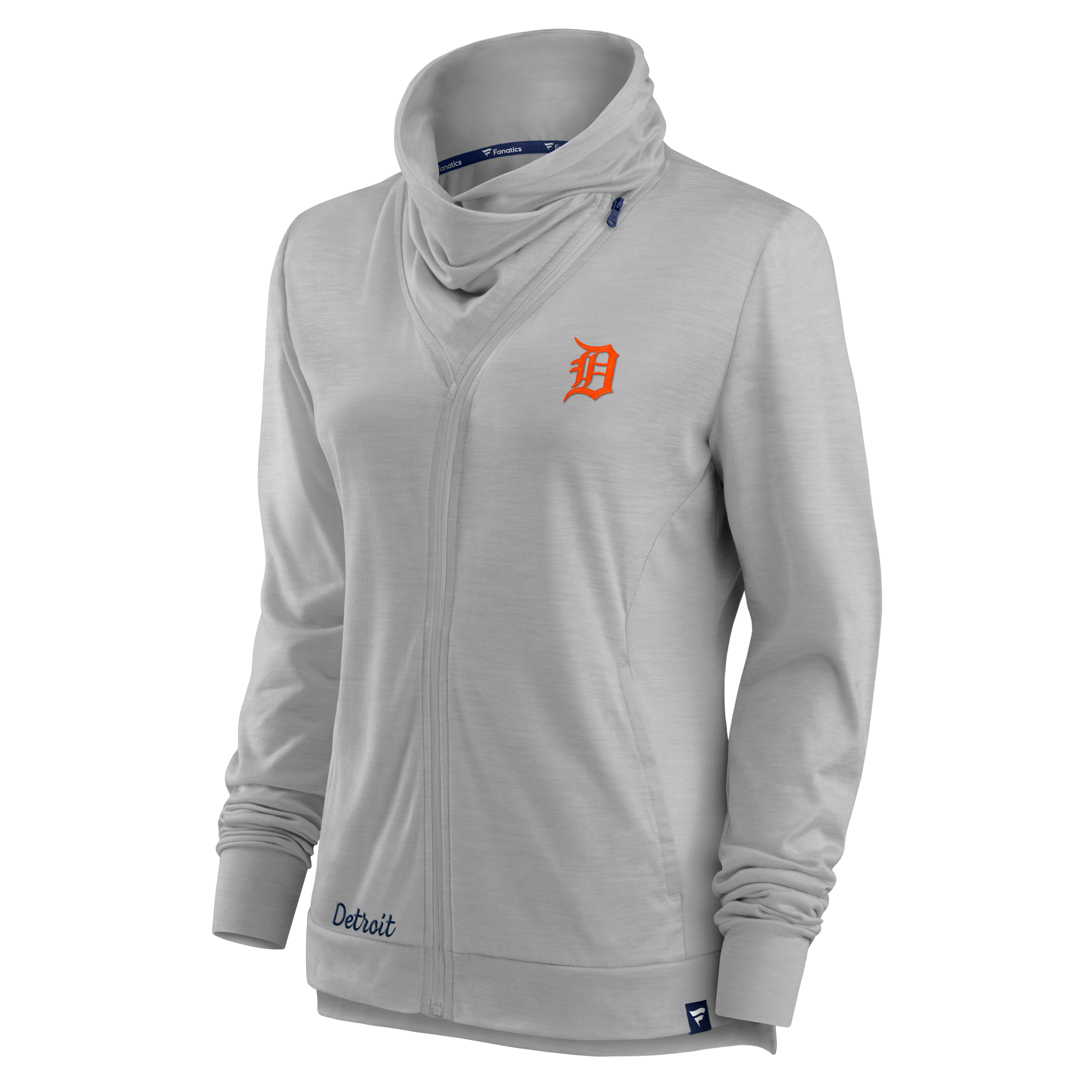 Veste zippée intégrale grise Detroit Tigers Break It Loose pour femme de Fanatics